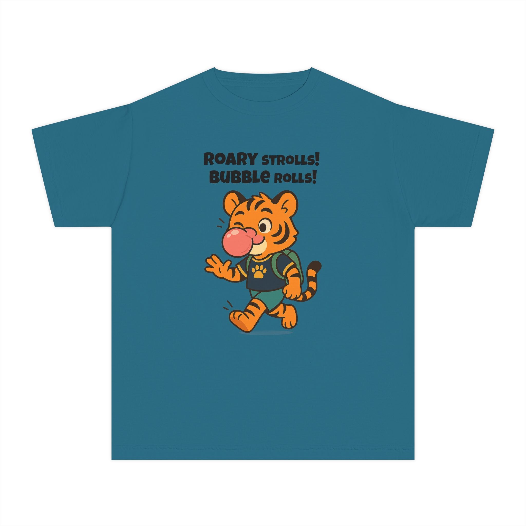 Youth Midweight Cotton Tee - Roary's Bubblegum Time