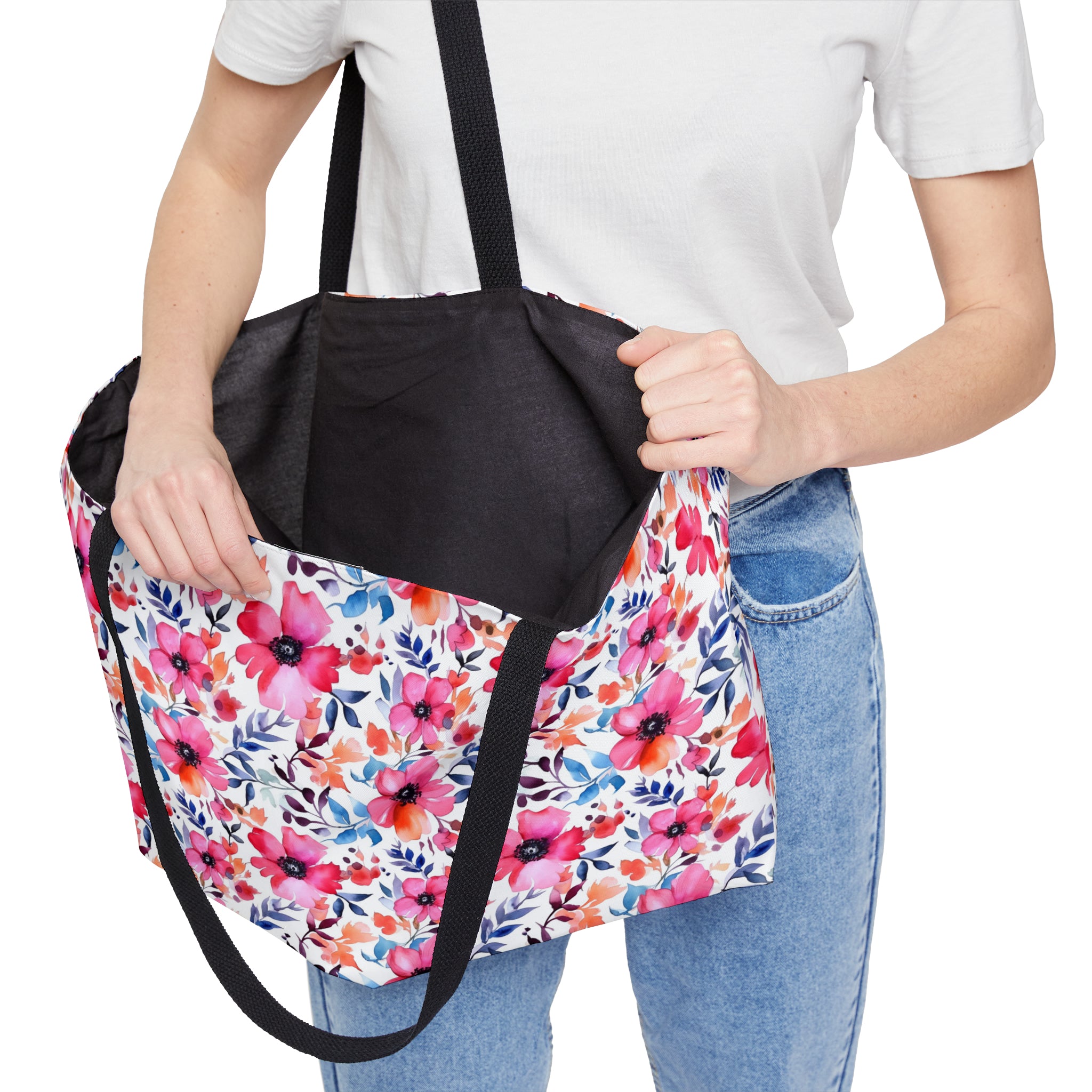 Weekender Tote Bag (AOP) - Seamless Floral Designs 02