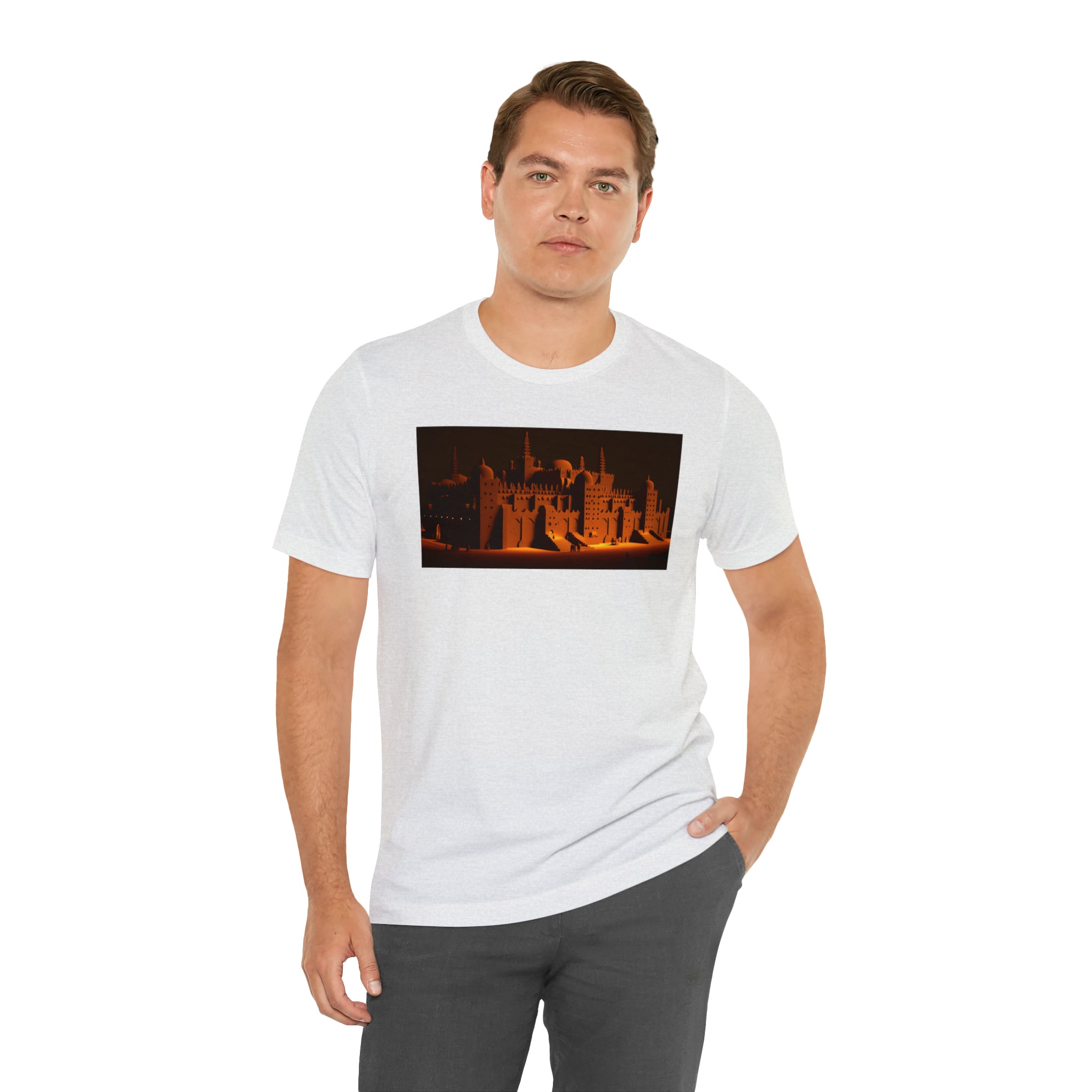 Unisex Jersey Short Sleeve Tee - Great Mosque of Djenné, Mali