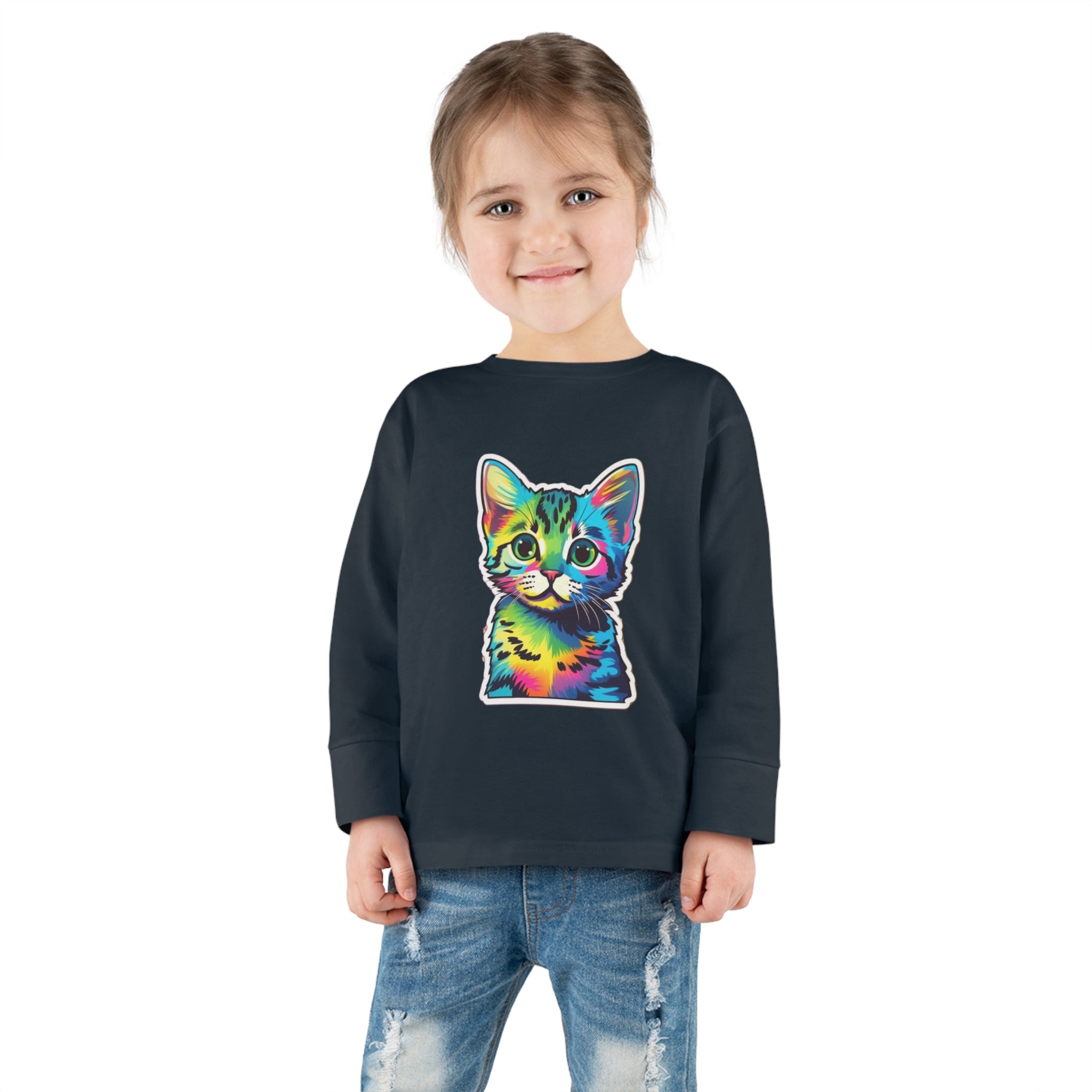 Toddler Long Sleeve Tee - Kittens 06
