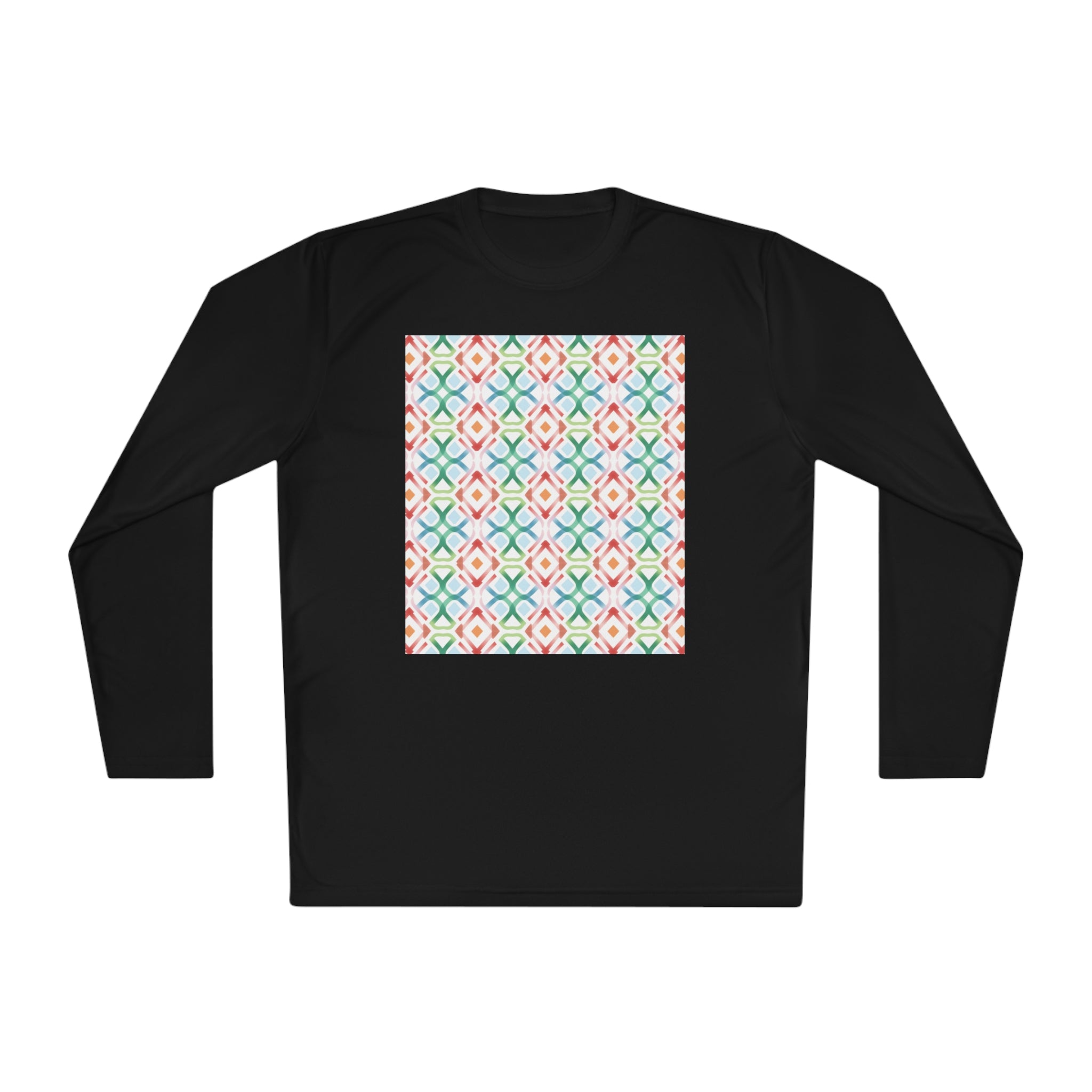 Unisex Lightweight Long Sleeve Tee (AOP) - Abstract Designs 09