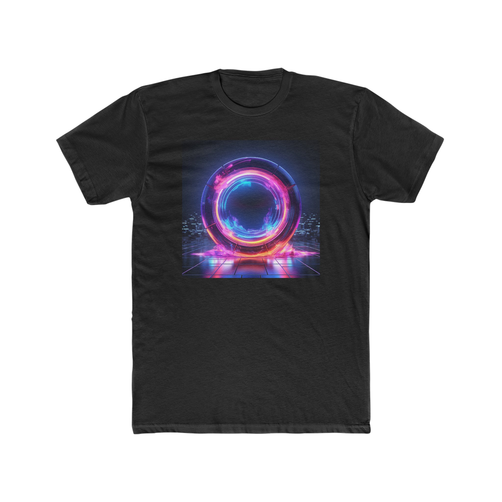 Men's Cotton Crew Tee - Vector Art Design 21
