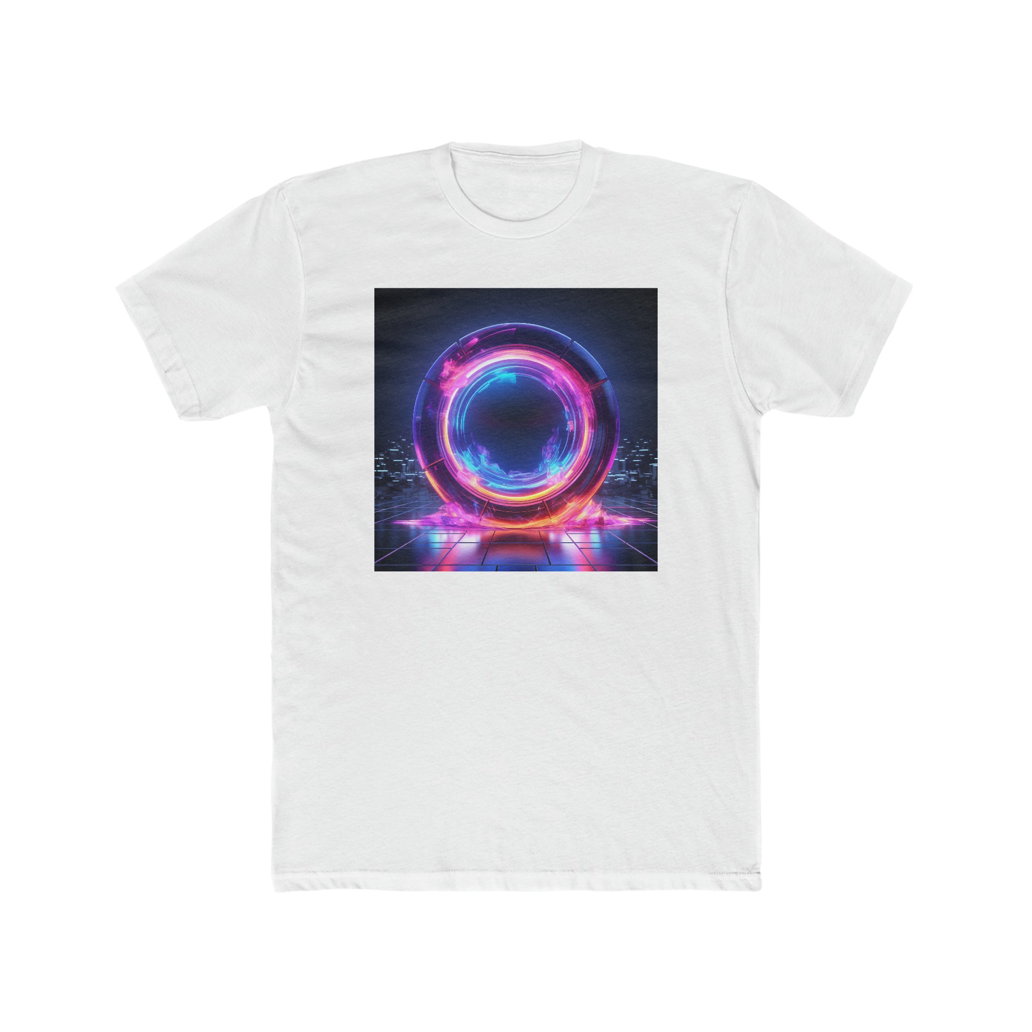 Men's Cotton Crew Tee - Vector Art Design 21