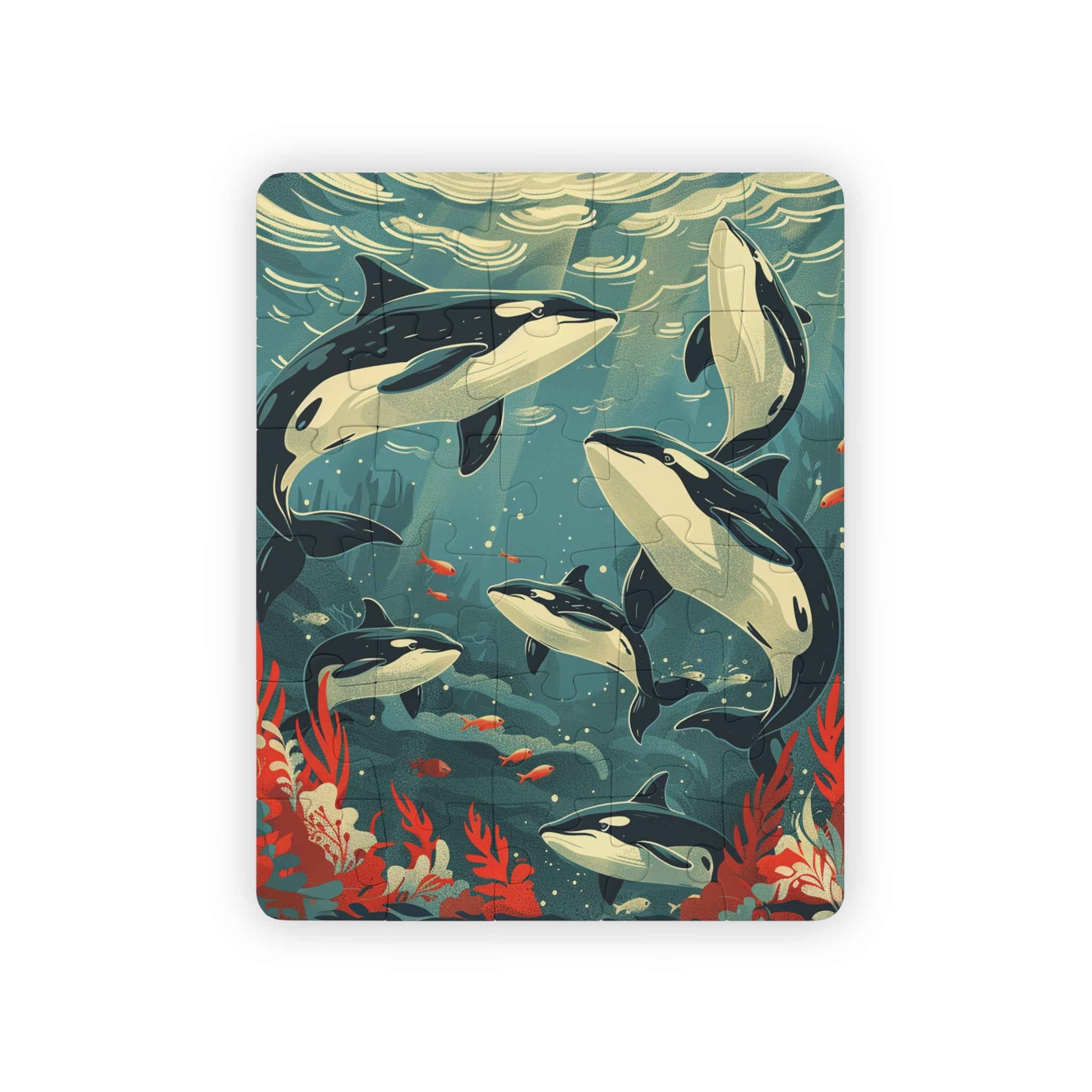 Kids' Puzzle, 30-Piece - Orca Pods