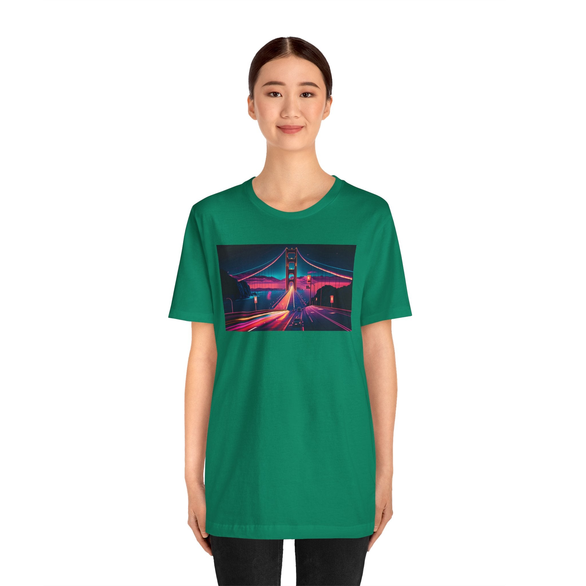 Unisex Jersey Short Sleeve Tee - Golden Gate Bridge, San Francisco, USA