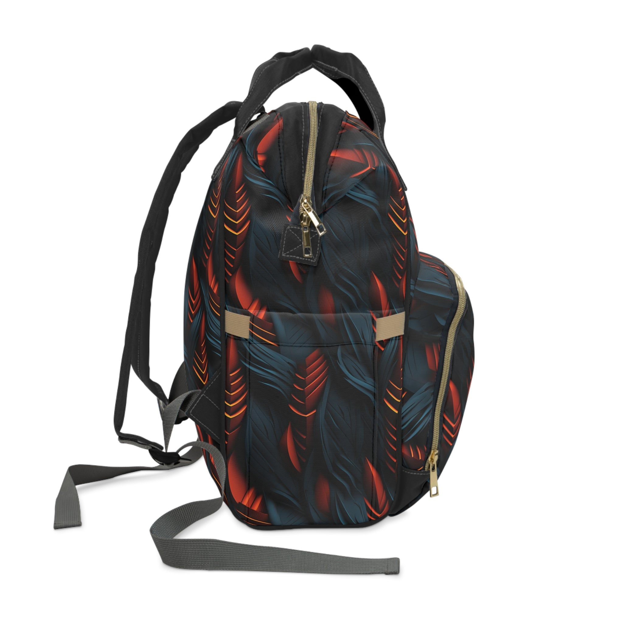 Multifunctional Diaper Backpack (AOP) - Abstract Designs 03