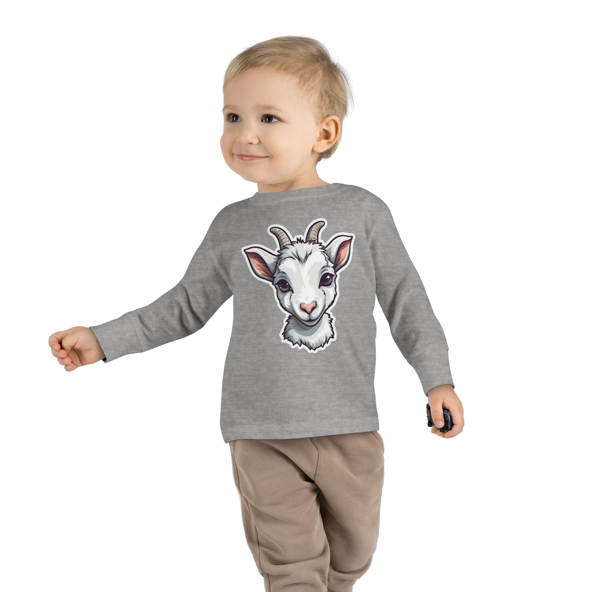 Toddler Long Sleeve Tee - Goat Kid