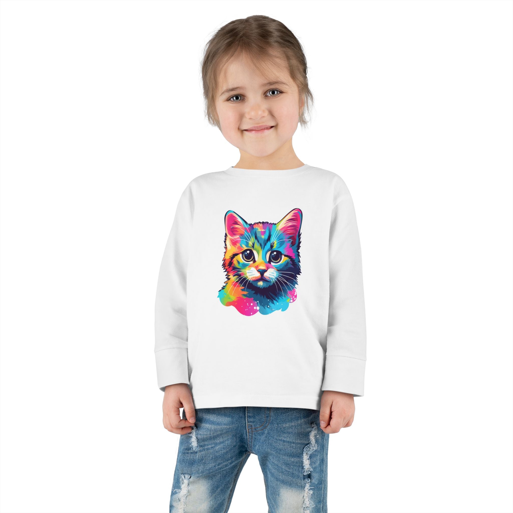 Toddler Long Sleeve Tee - Kittens 02