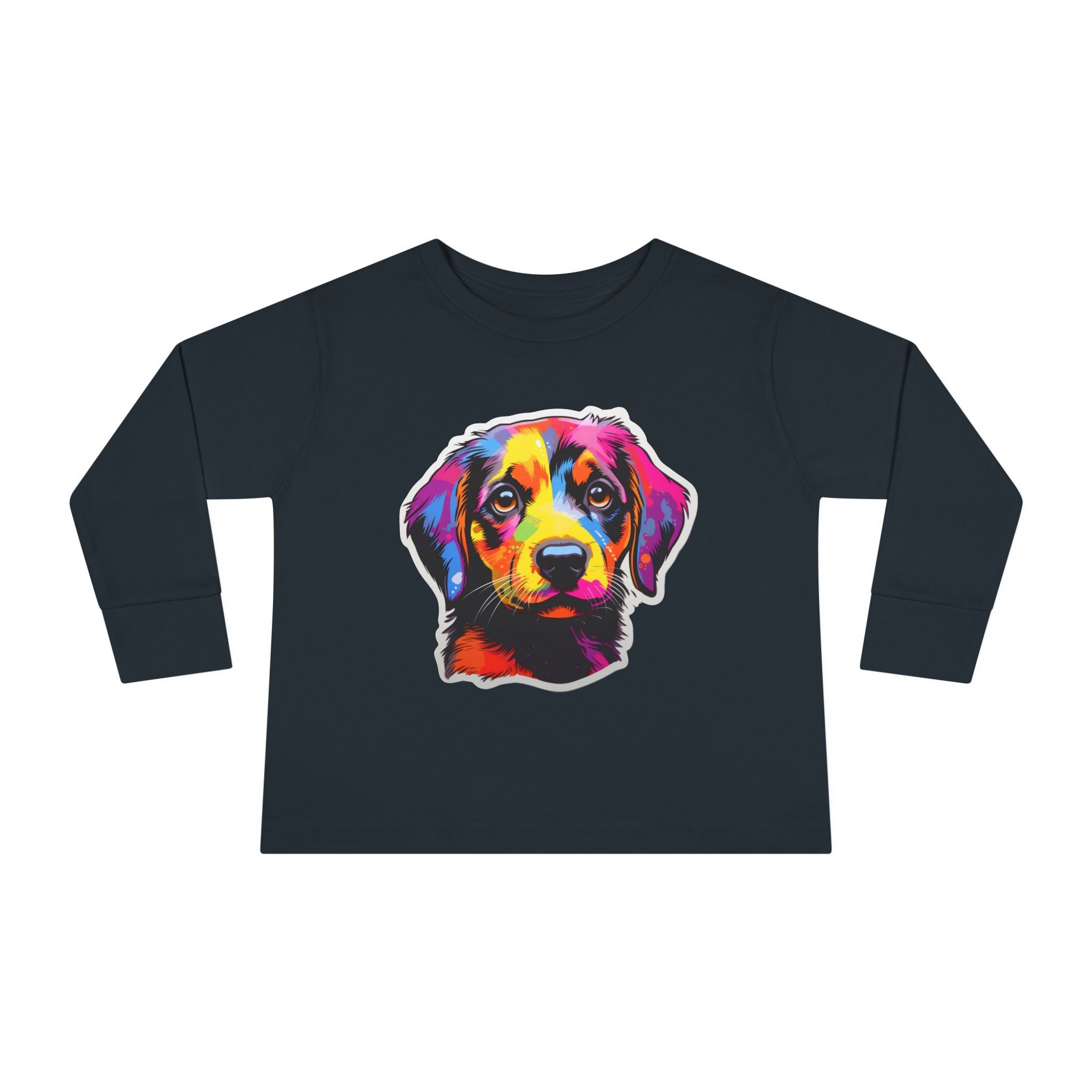 Toddler Long Sleeve Tee - Puppies 10