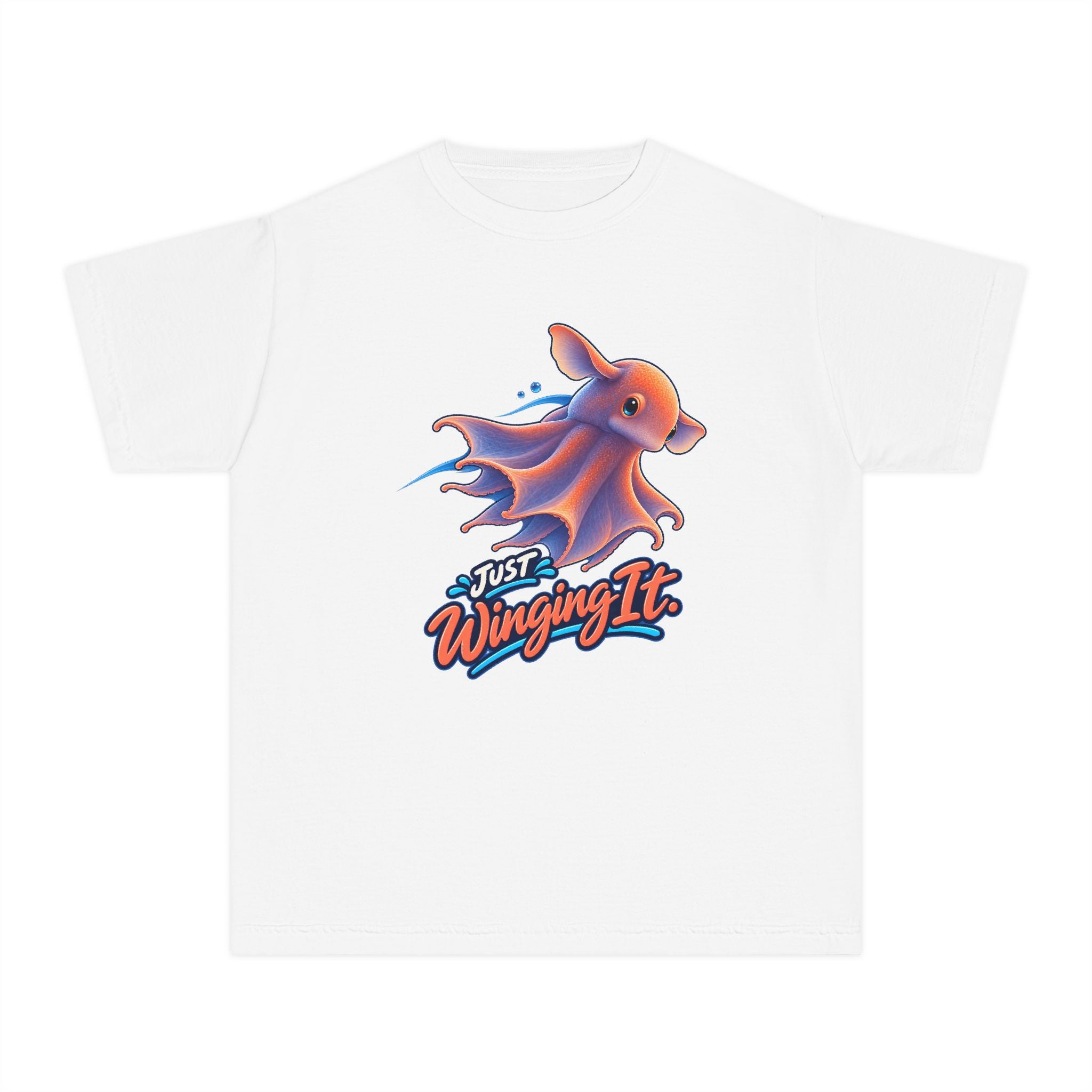 Youth Midweight Cotton Tee - Dumbo Octopus