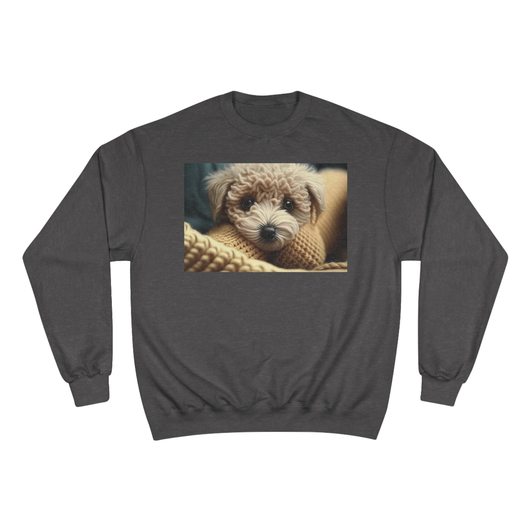Champion Sweatshirt - Knit Animals, Puppy