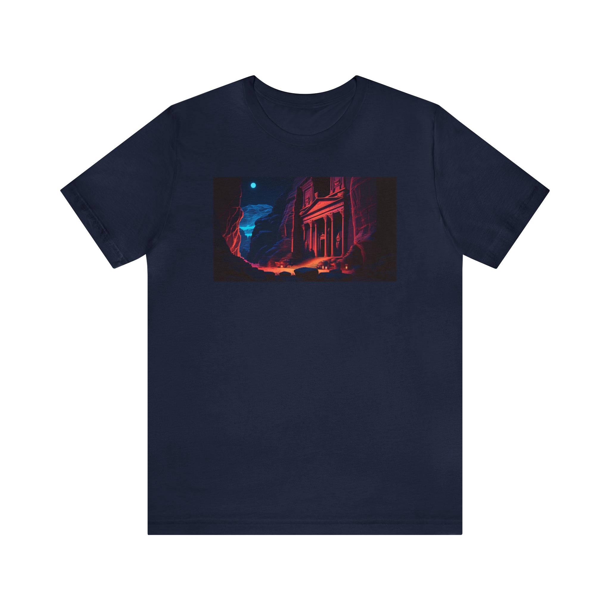 Unisex Jersey Short Sleeve Tee - Petra Caves, Jordan