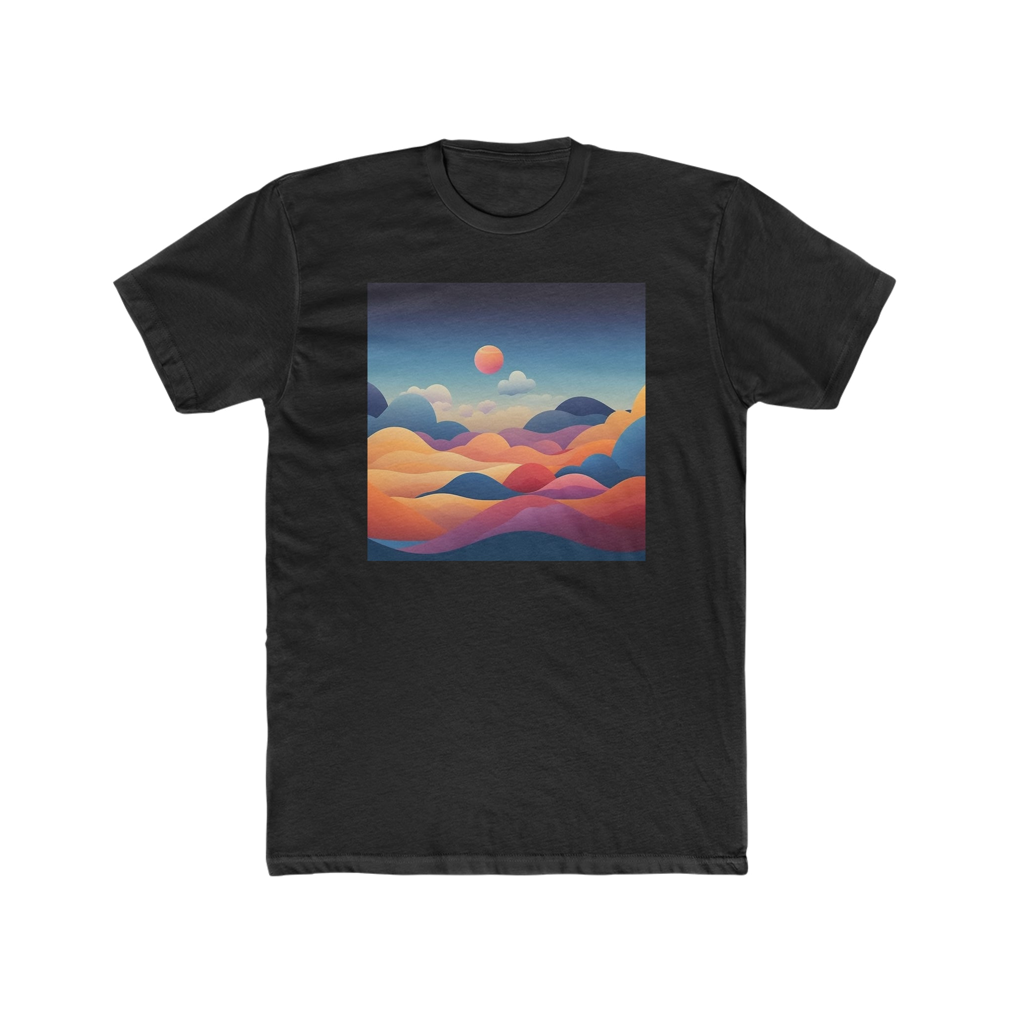 Men's Cotton Crew Tee - Vector Art Design 06