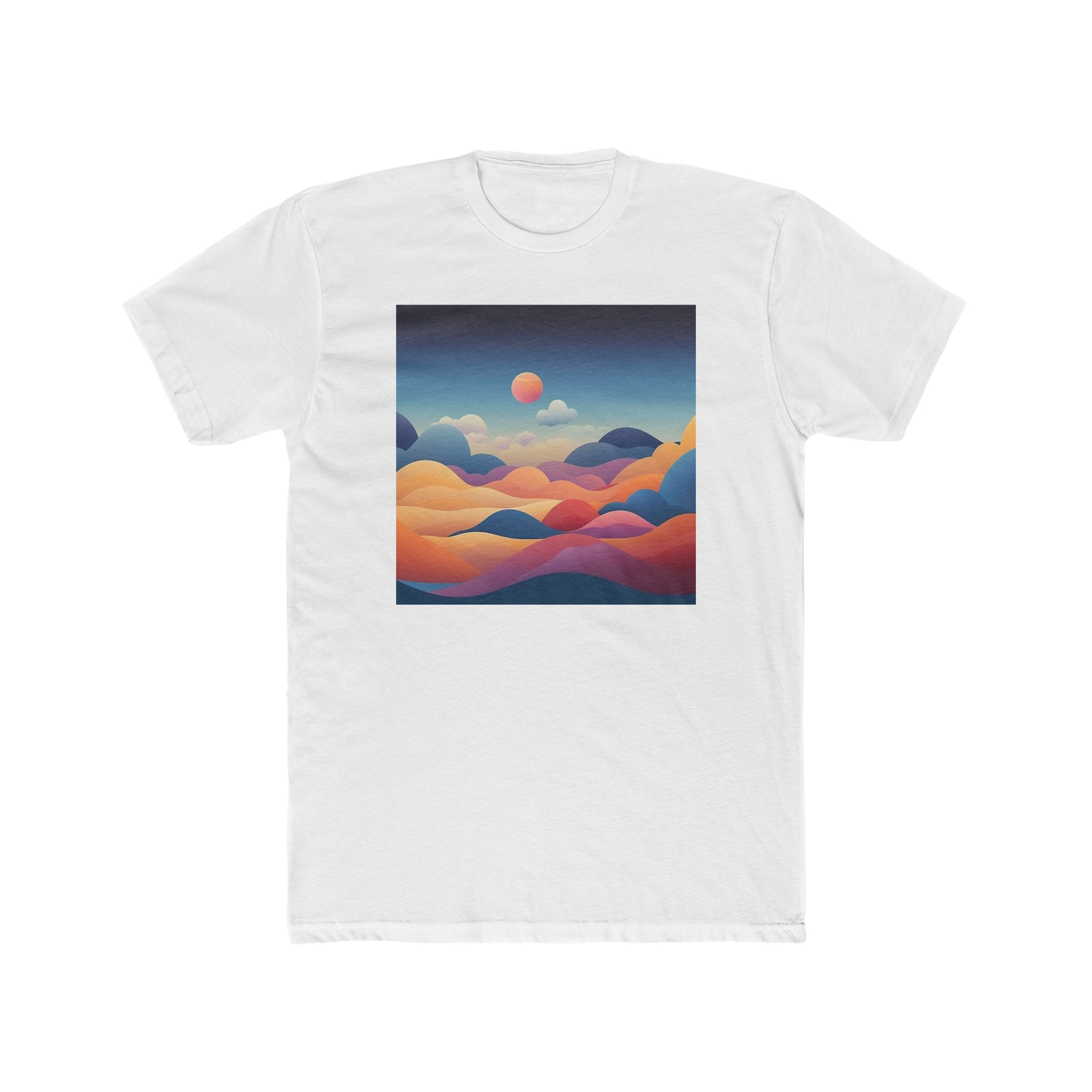 Men's Cotton Crew Tee - Vector Art Design 06
