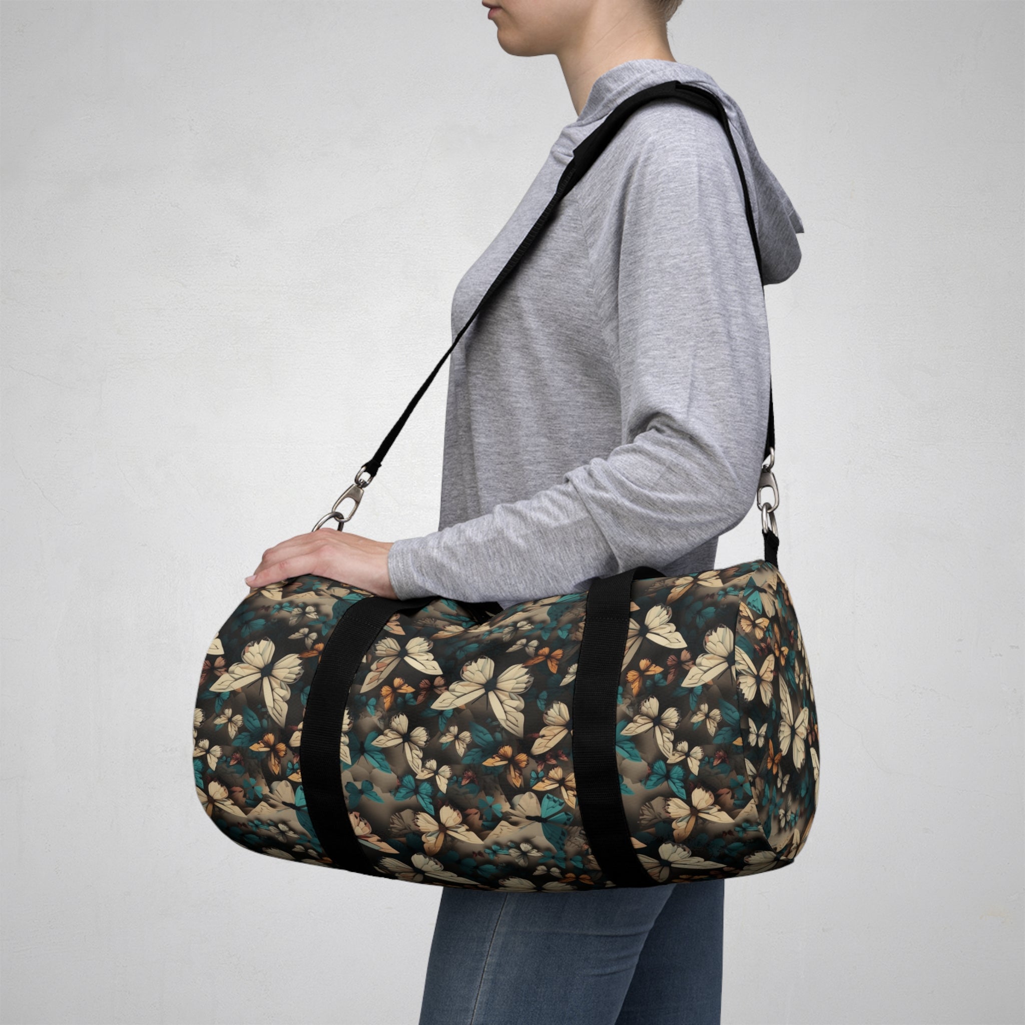 Duffel Bag (AOP) - Butterflies Patterns