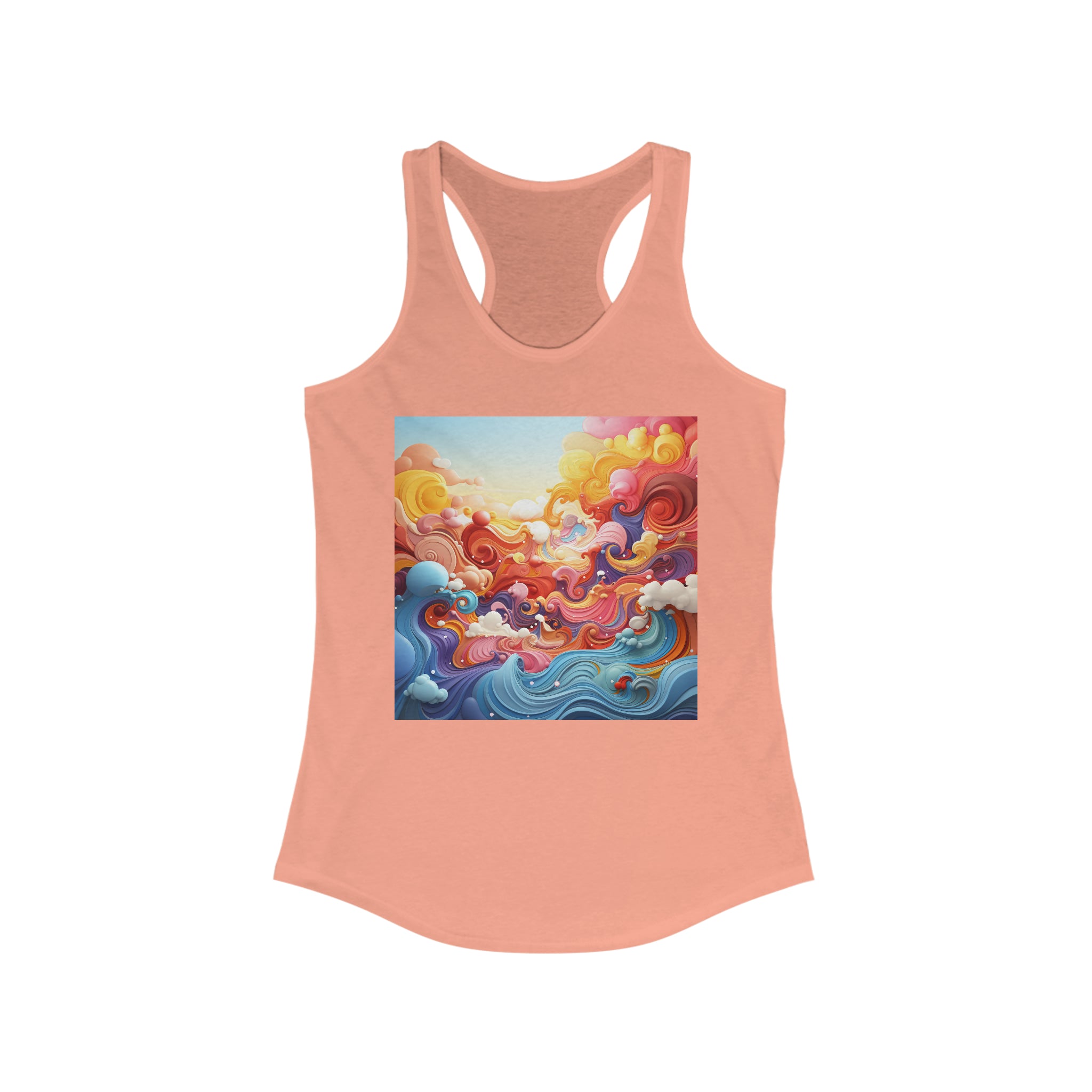 Women's Ideal Racerback Tank - Vector Art Design 16