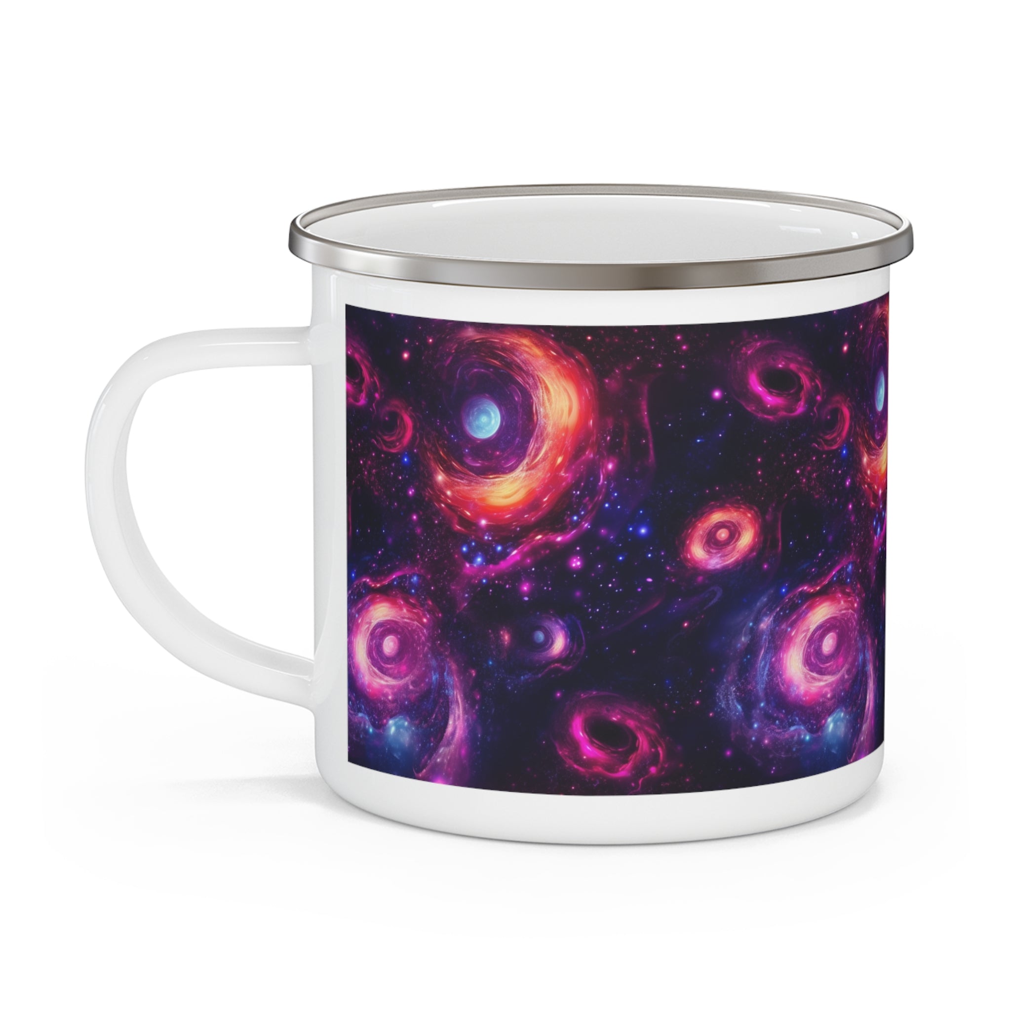 Enamel Camping Mug - Seamless Designs 08