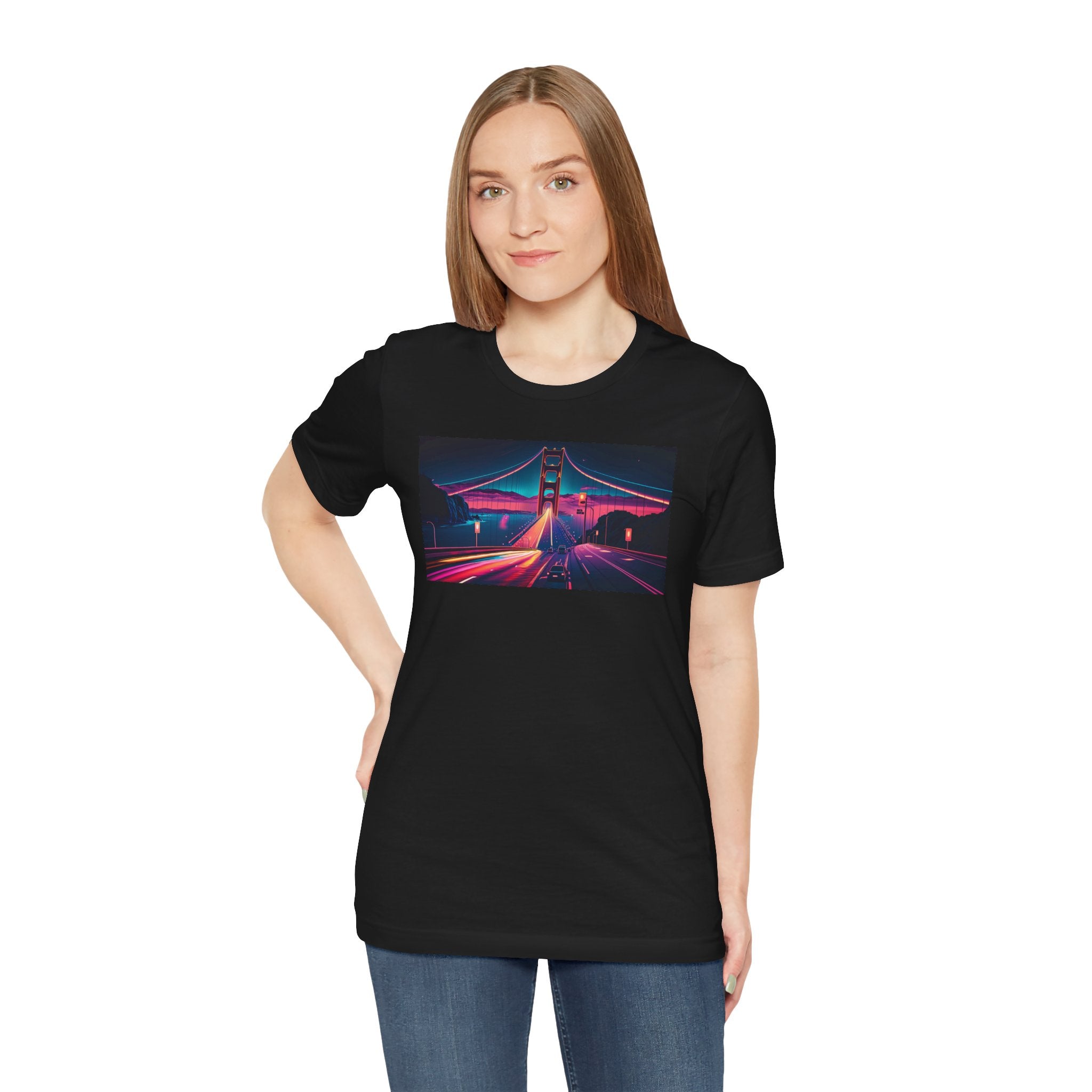 Unisex Jersey Short Sleeve Tee - Golden Gate Bridge, San Francisco, USA
