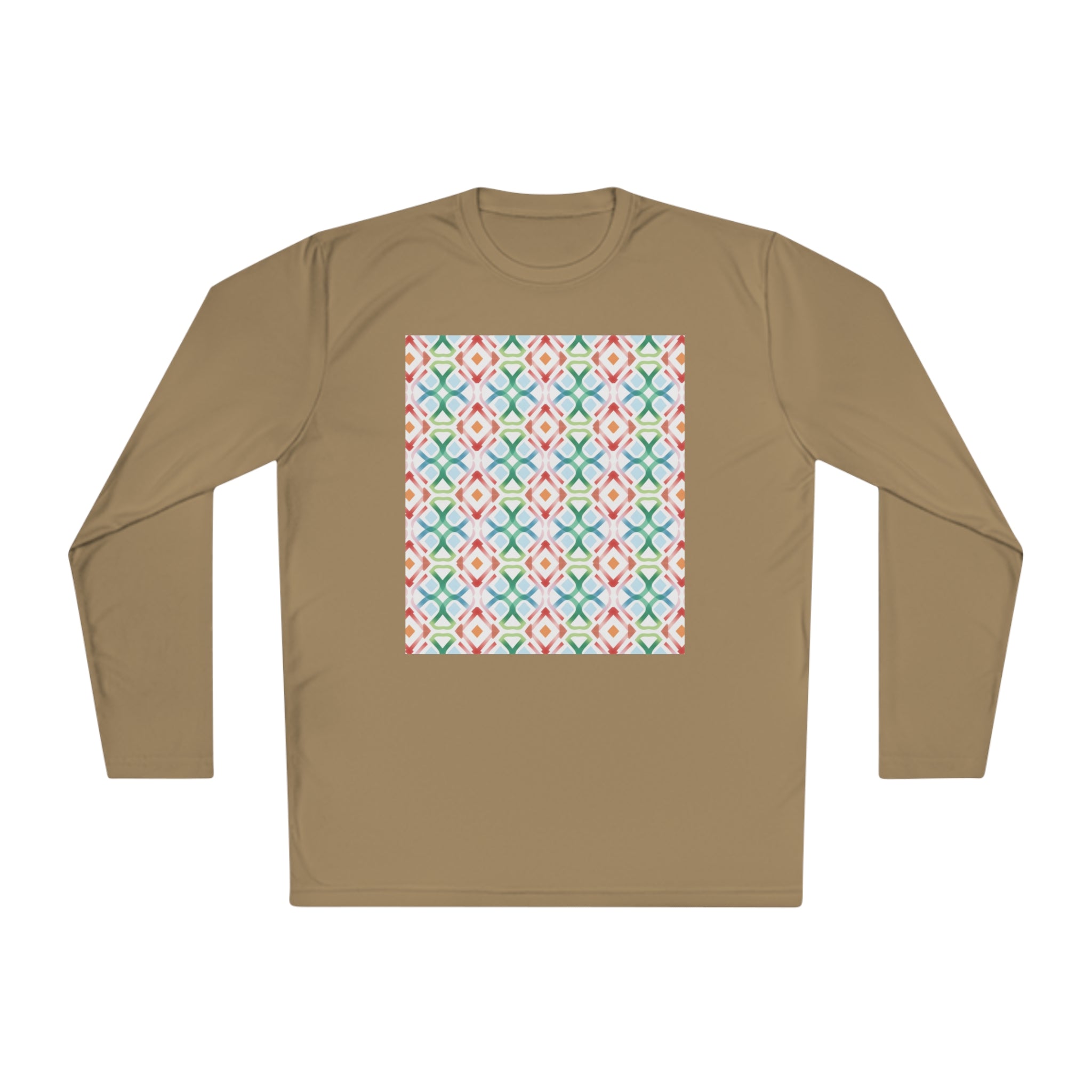Unisex Lightweight Long Sleeve Tee (AOP) - Abstract Designs 09