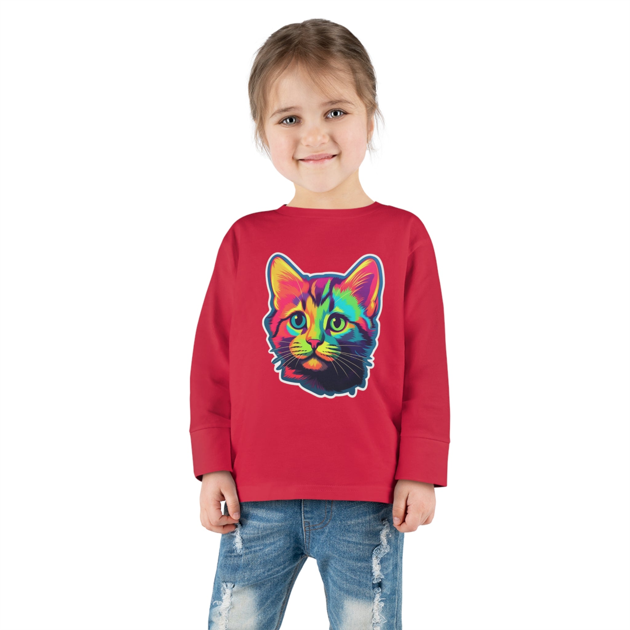 Toddler Long Sleeve Tee - Kittens 07