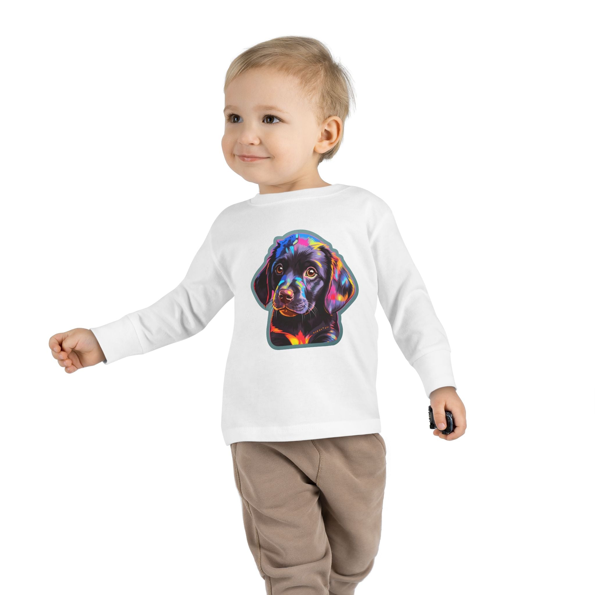 Toddler Long Sleeve Tee - Puppies 02