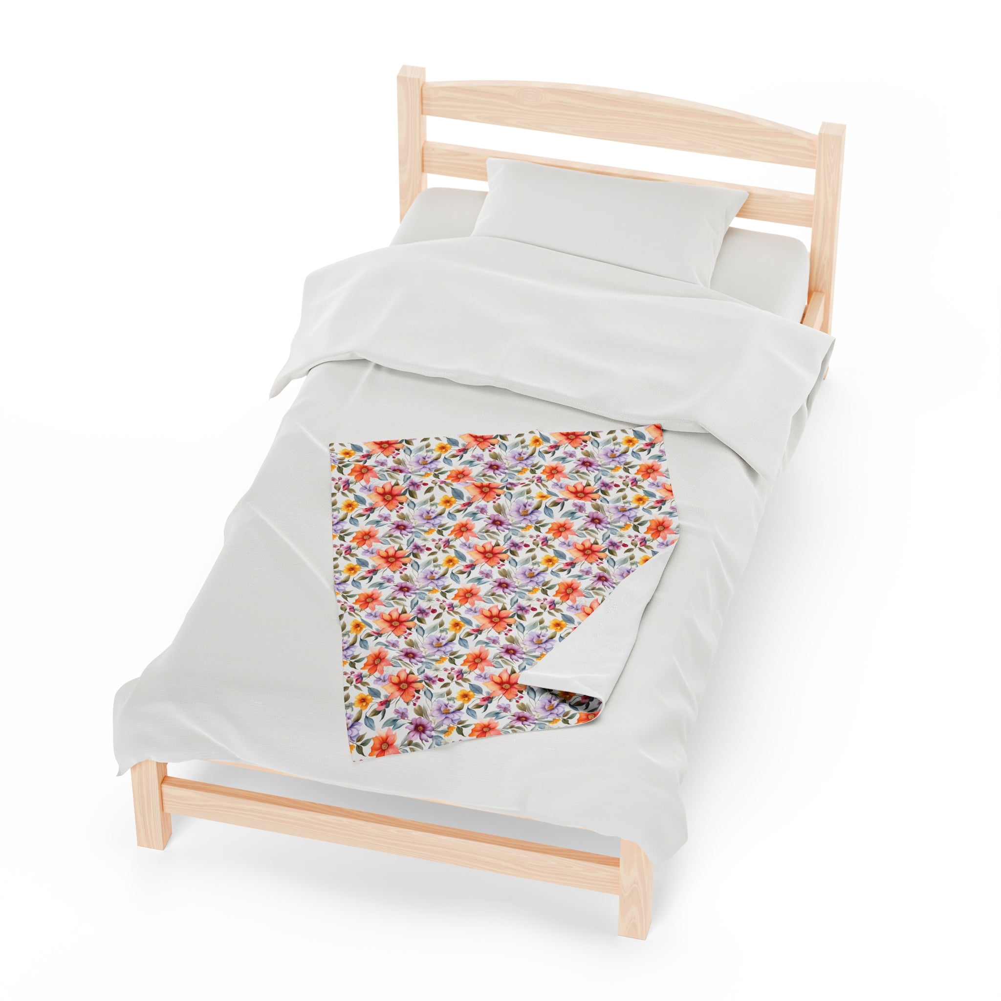 Velveteen Plush Blanket (AOP) - Seamless Abstract Designs 03