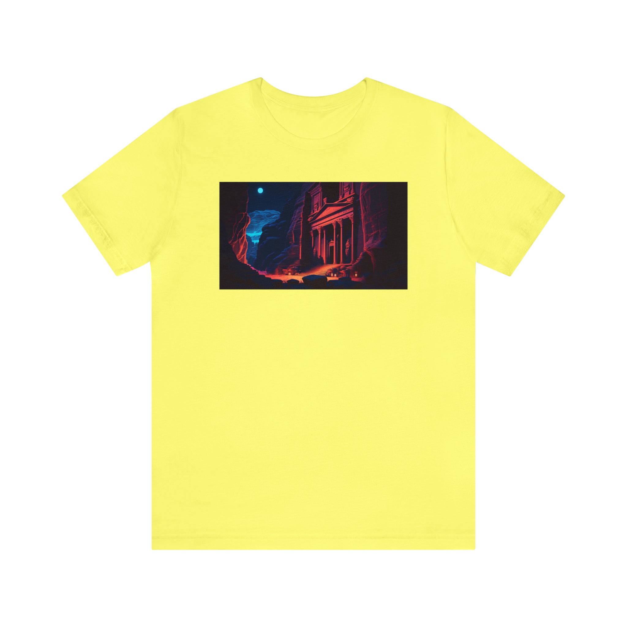 Unisex Jersey Short Sleeve Tee - Petra Caves, Jordan