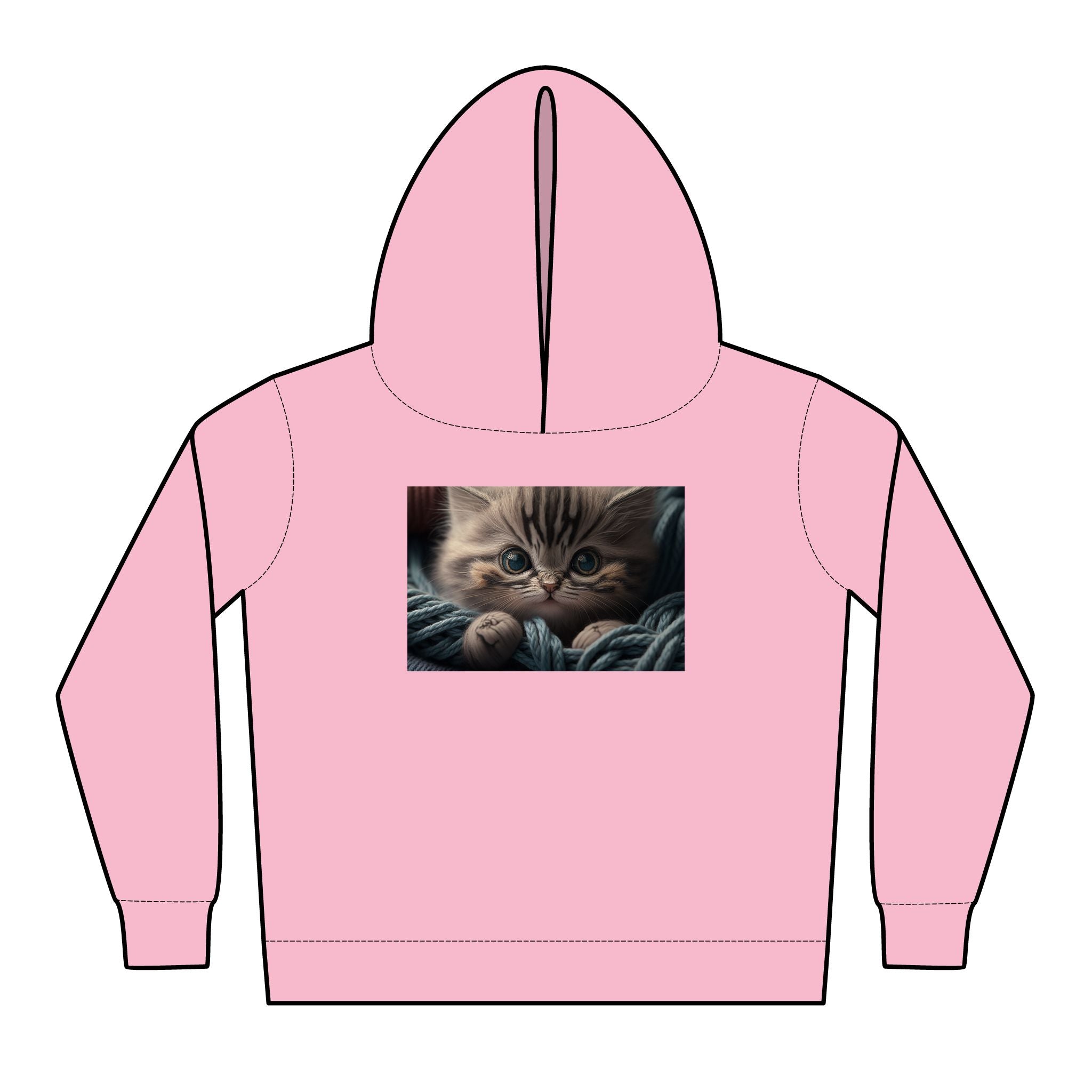 Toddler Pullover Fleece Hoodies - Digital Designs 09