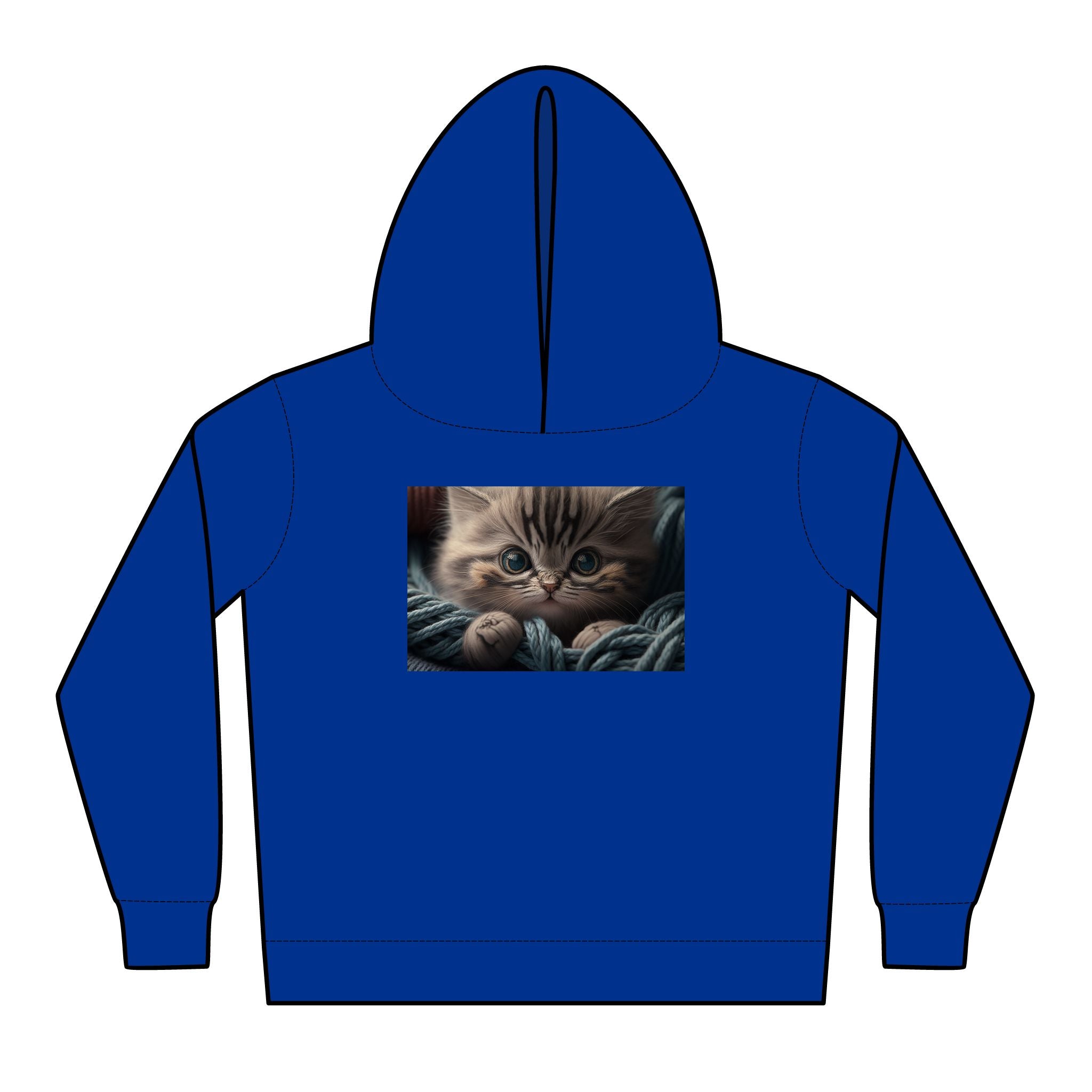 Toddler Pullover Fleece Hoodies - Digital Designs 09