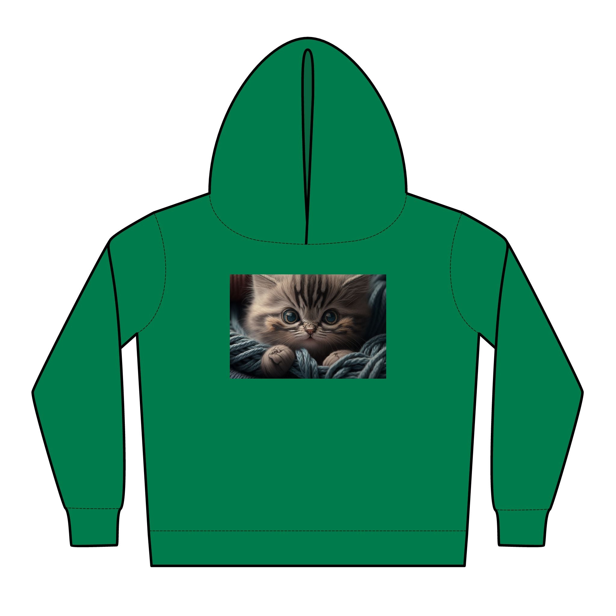 Toddler Pullover Fleece Hoodies - Digital Designs 09