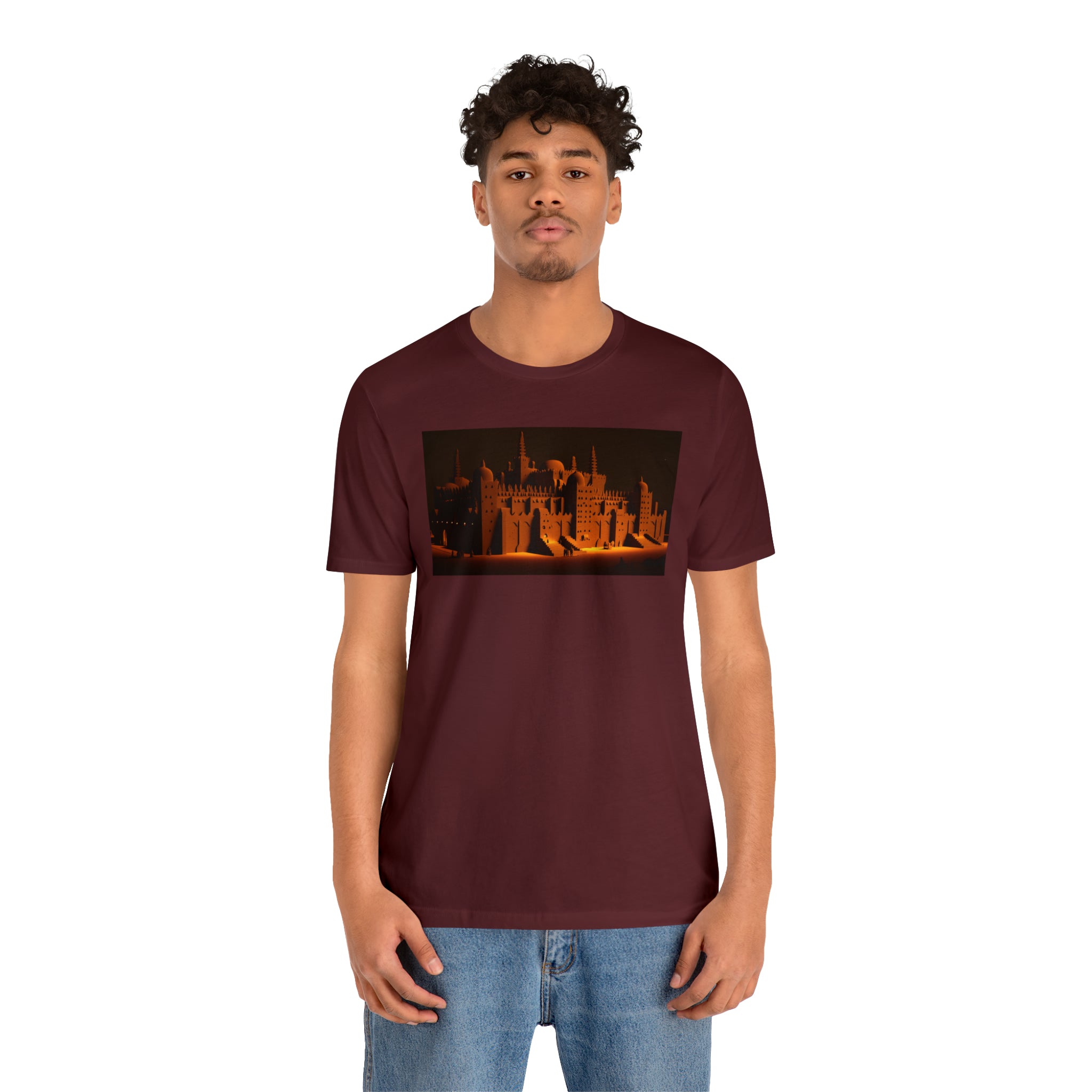 Unisex Jersey Short Sleeve Tee - Great Mosque of Djenné, Mali