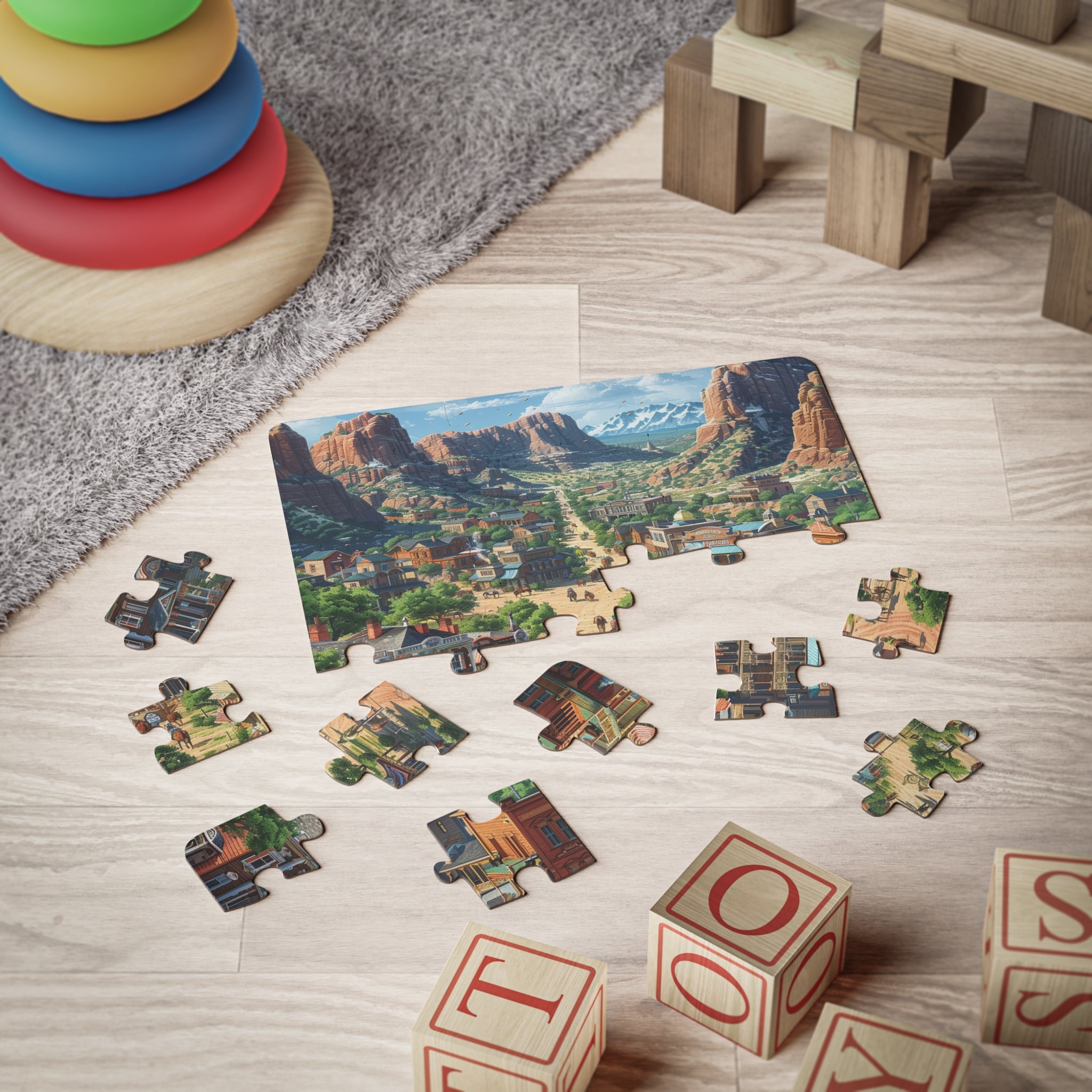 Kids' Puzzle, 30-Piece - Wild West