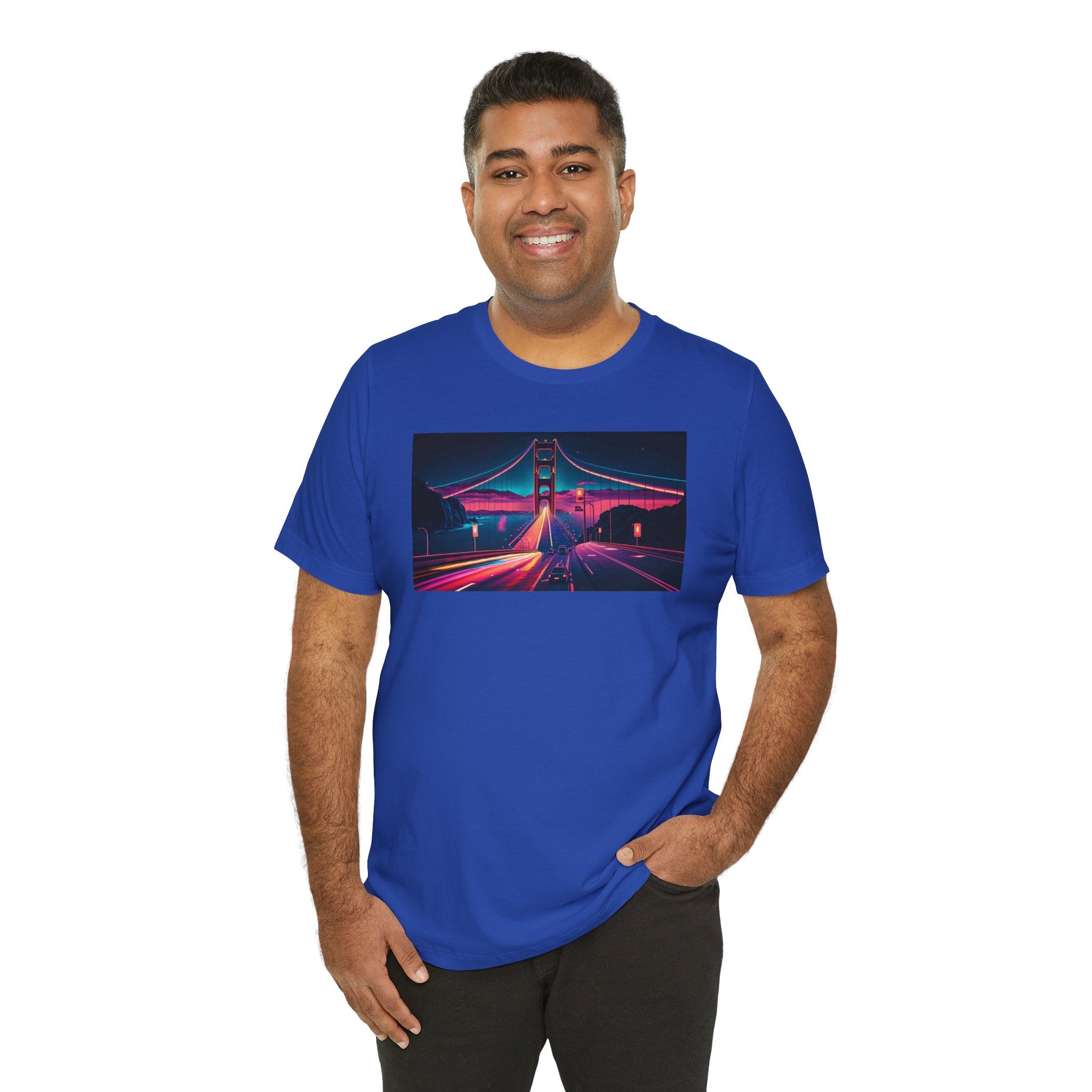 Unisex Jersey Short Sleeve Tee - Golden Gate Bridge, San Francisco, USA