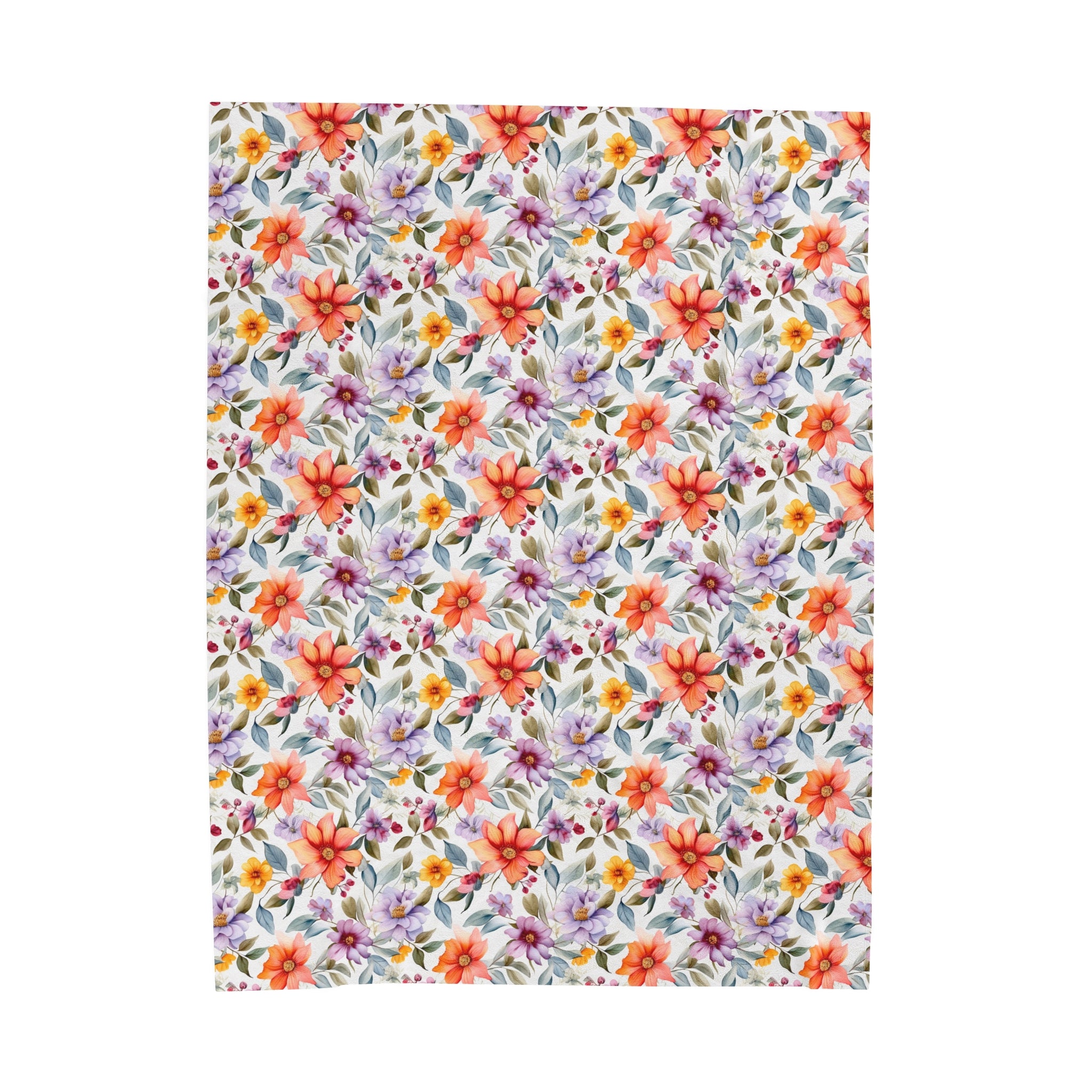 Velveteen Plush Blanket (AOP) - Seamless Abstract Designs 03