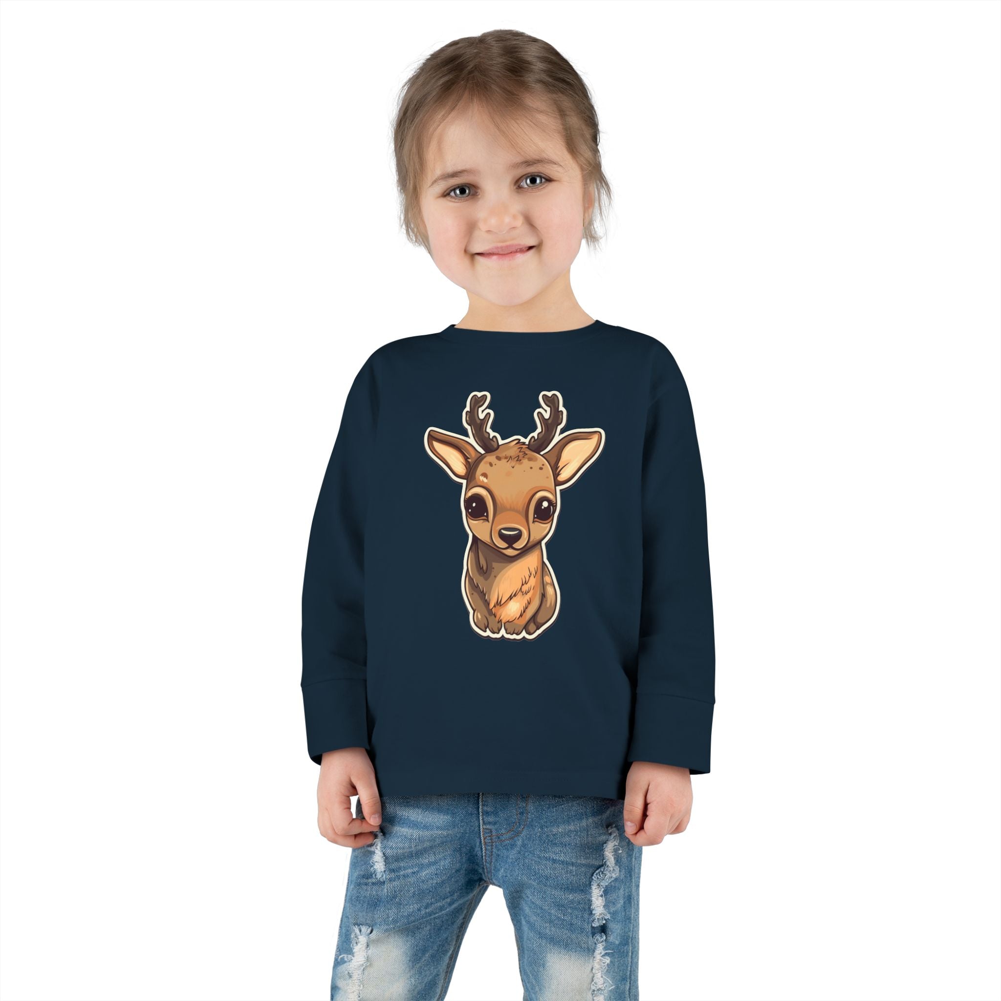 Toddler Long Sleeve Tee - Elk Calf