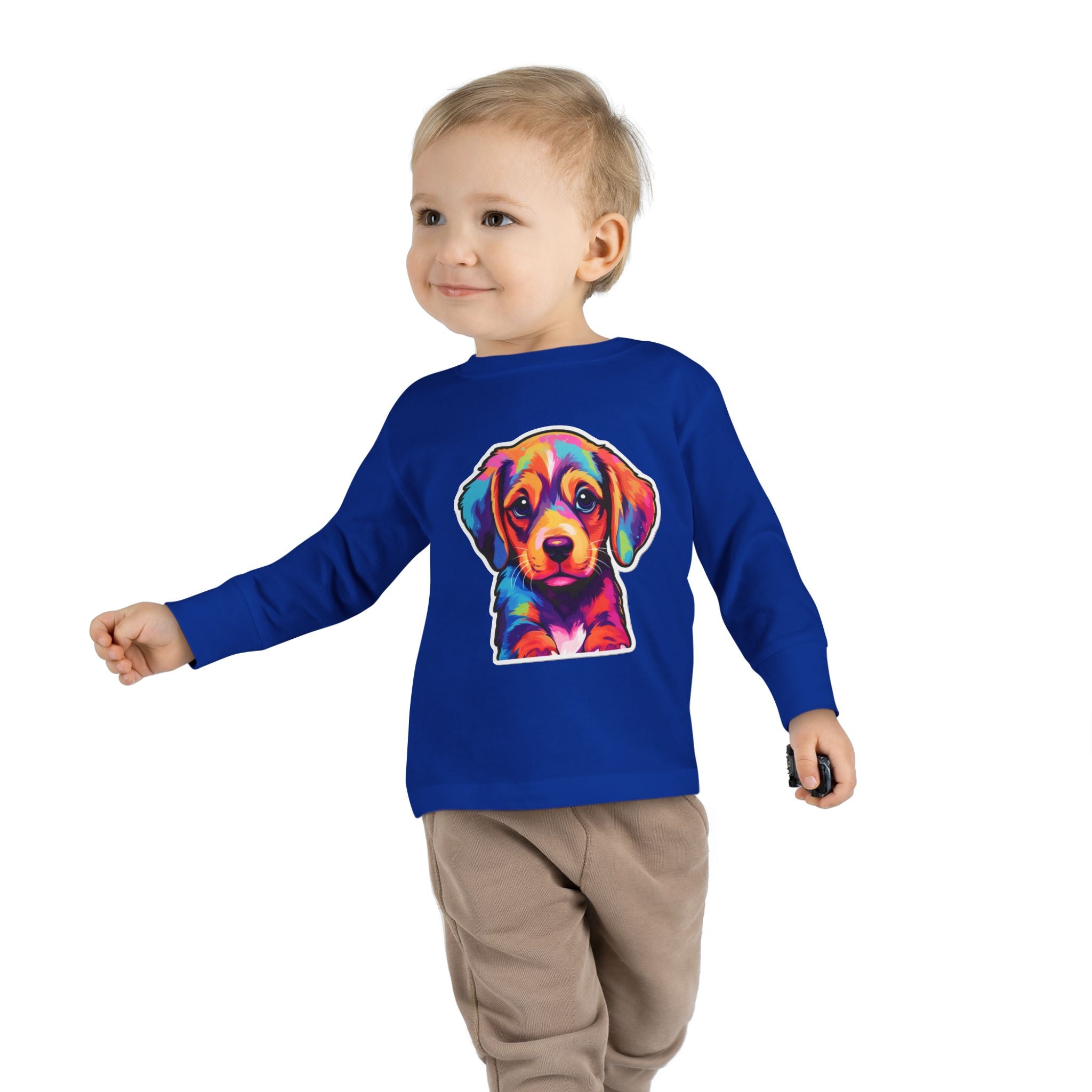 Toddler Long Sleeve Tee - Puppies 05