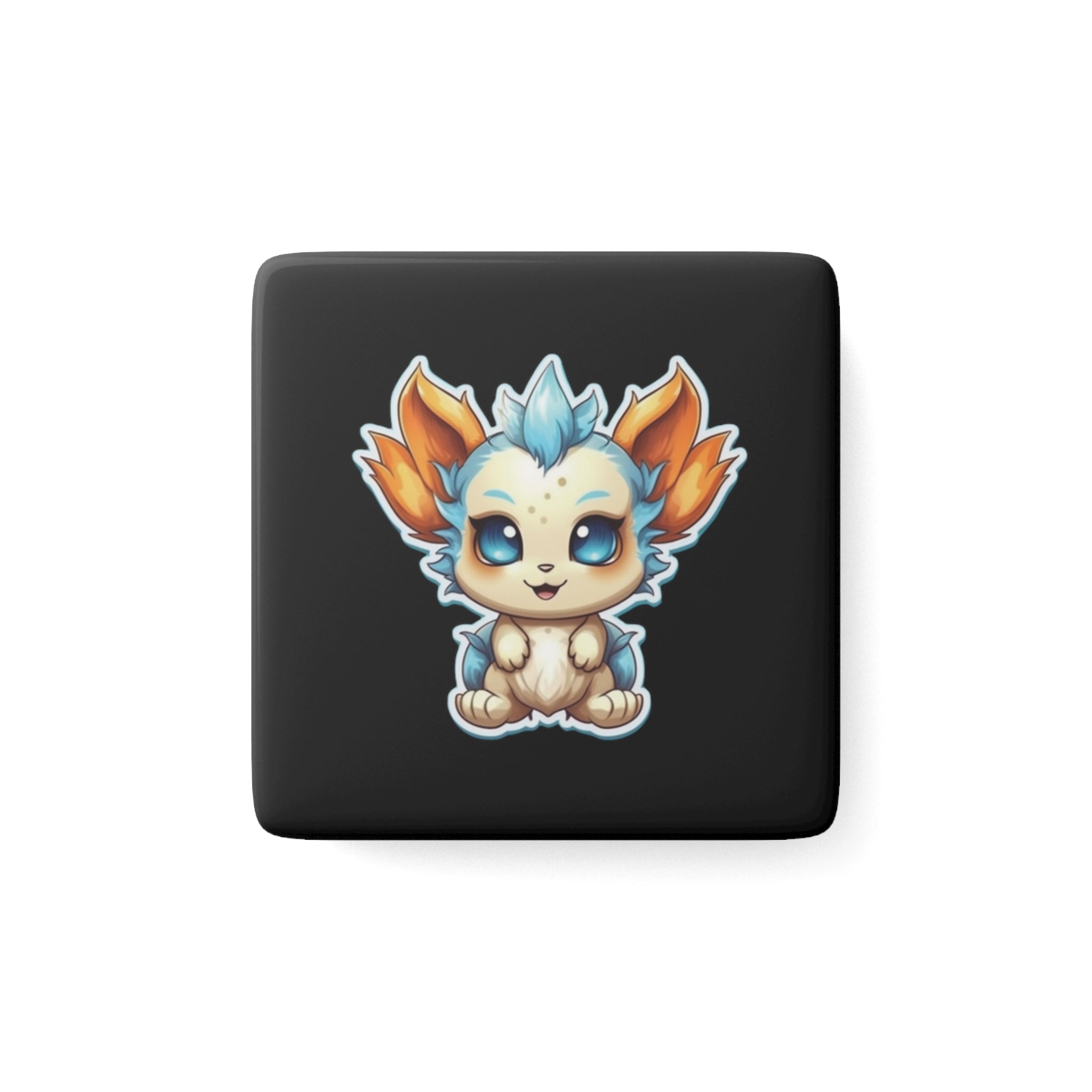 Porcelain Magnet, Square - Adorable Mascots 06