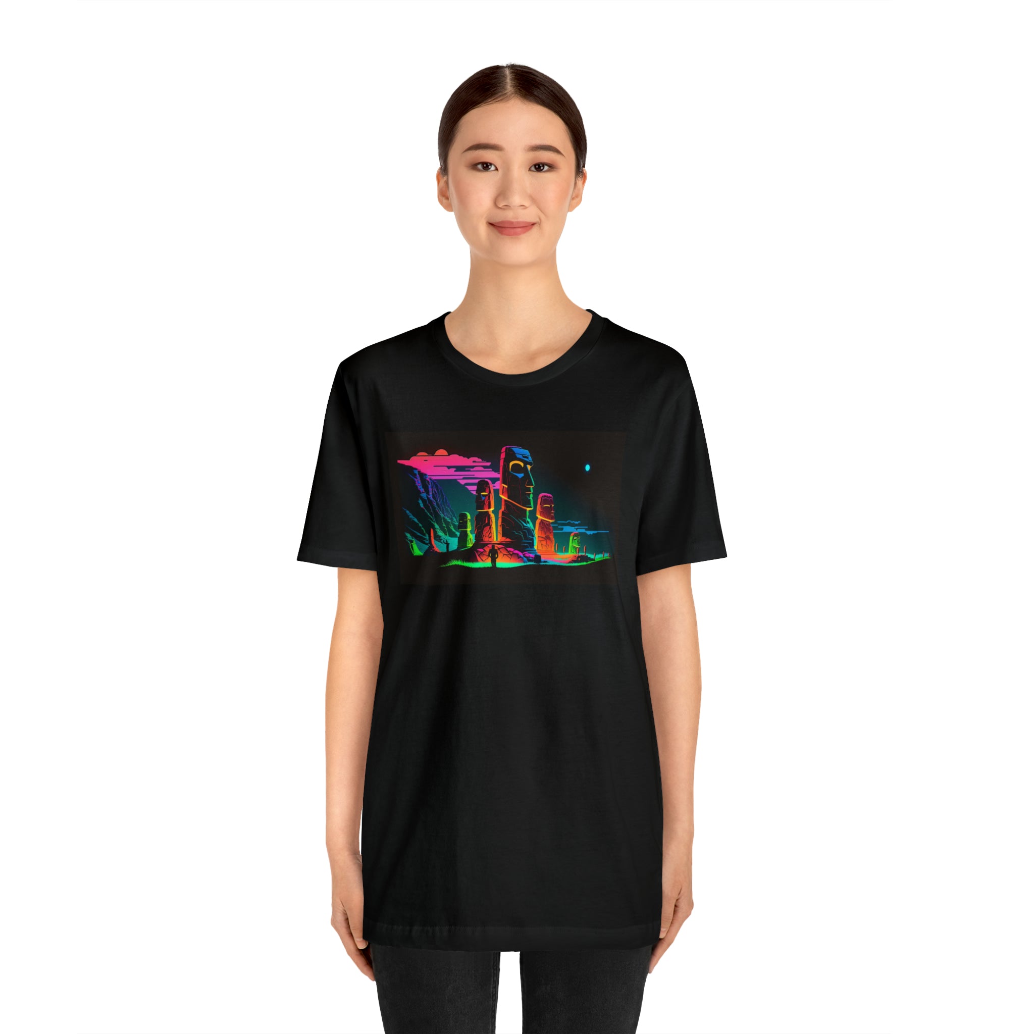 Unisex Jersey Short Sleeve Tee - Easter Islands, Chile