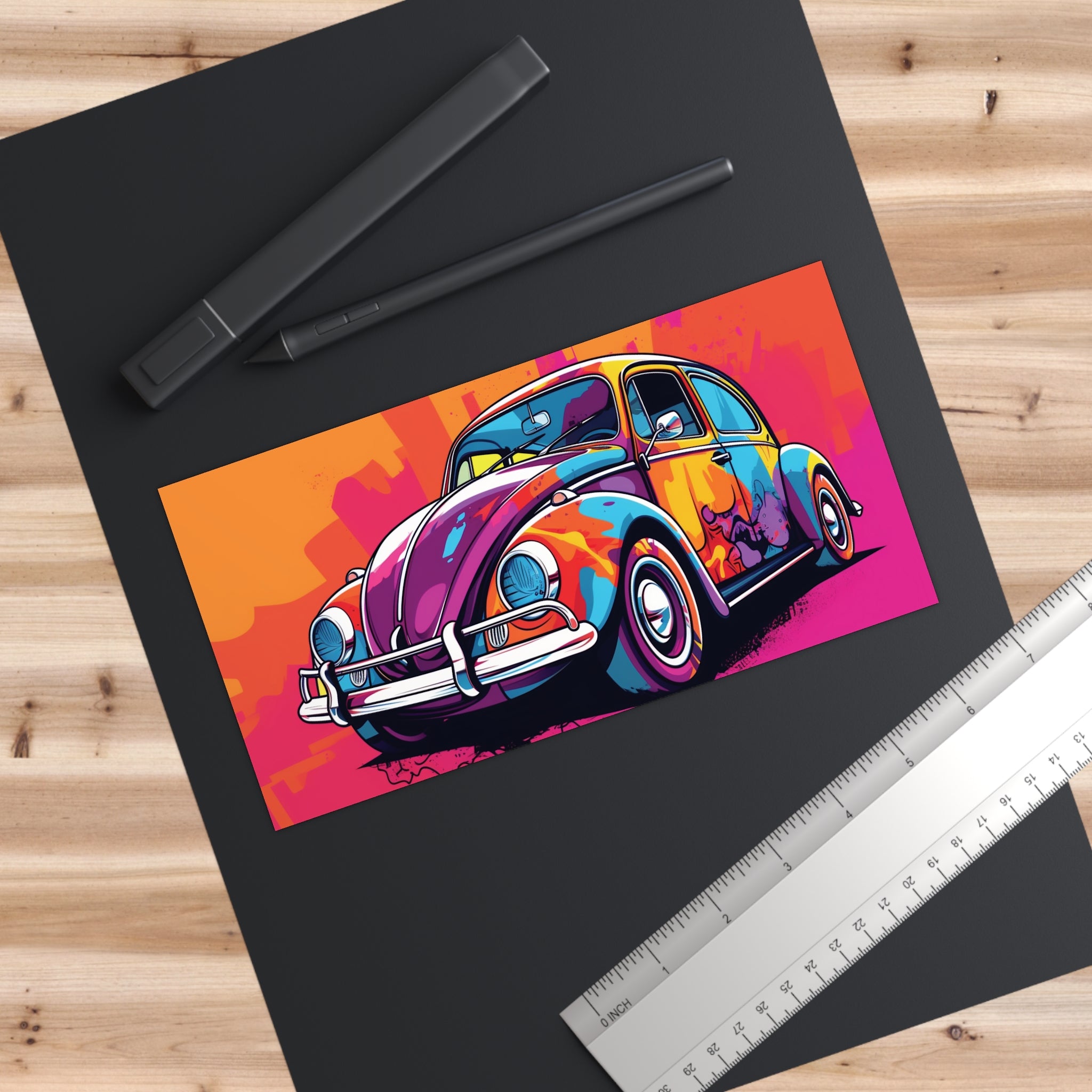 Bumper Stickers - Pop Art Designs, Car 01
