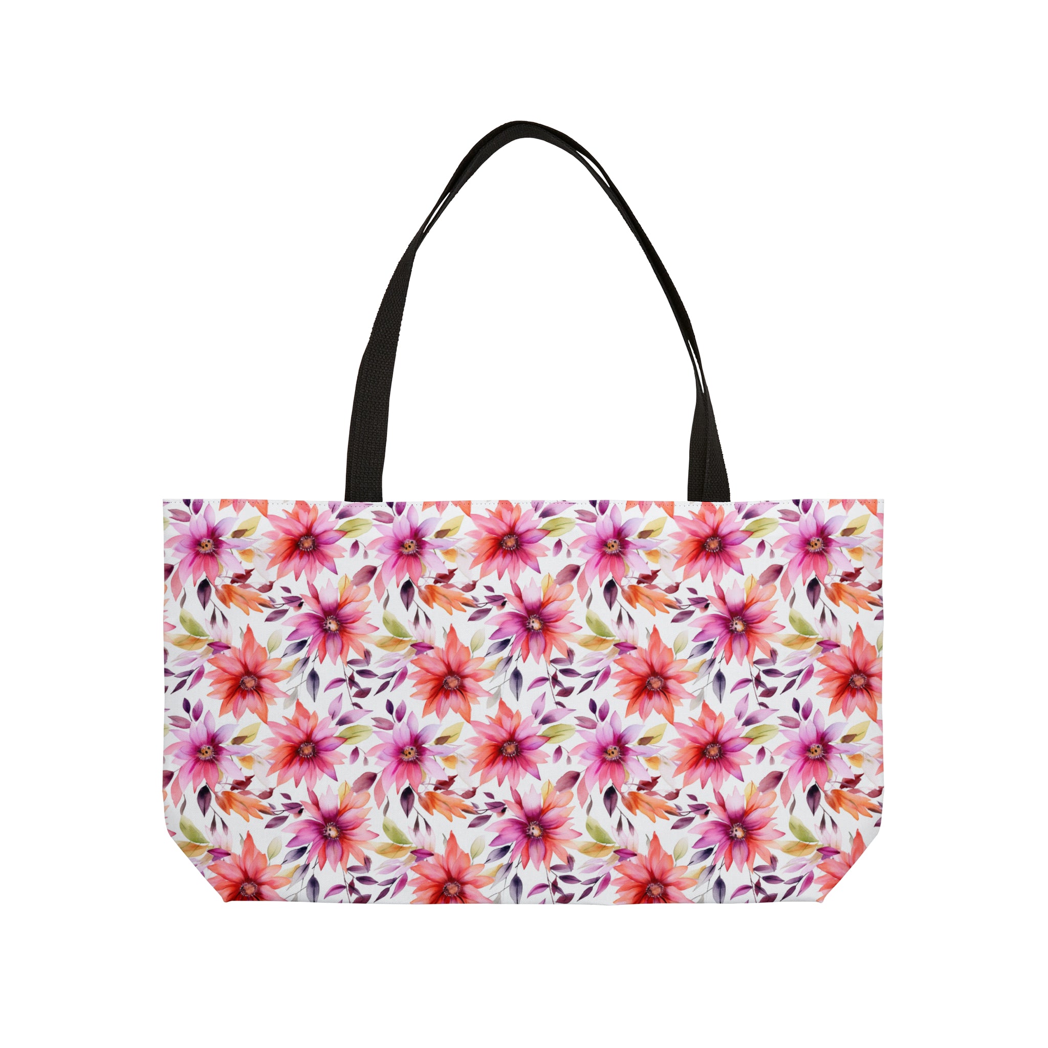 Weekender Tote Bag (AOP) - Seamless Floral Designs 01