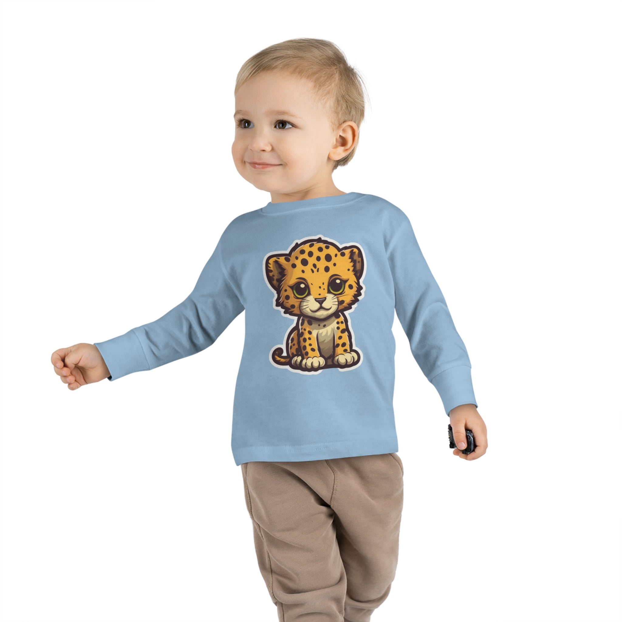 Toddler Long Sleeve Tee - Cheetah Cub