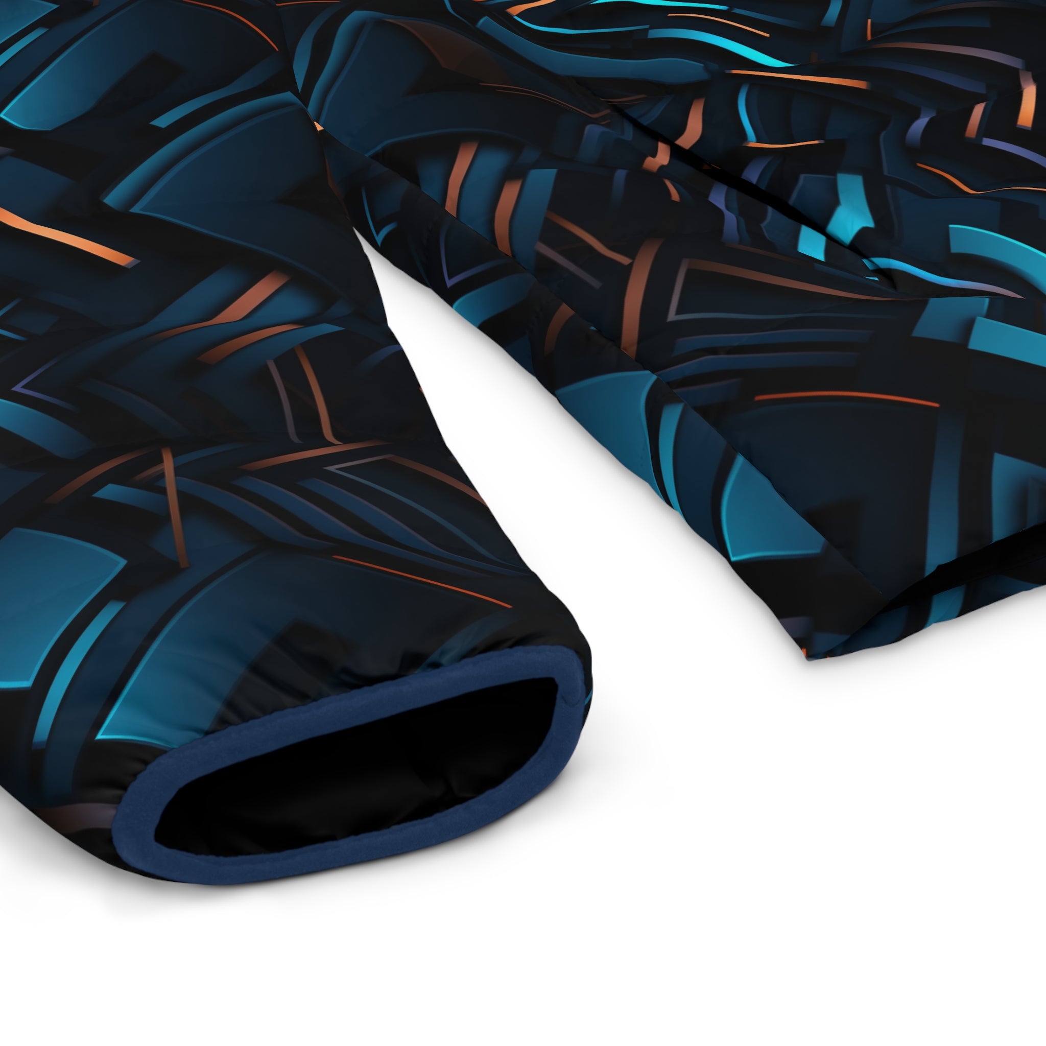 Men's Puffer Jacket (AOP) - Abstract Designs 12