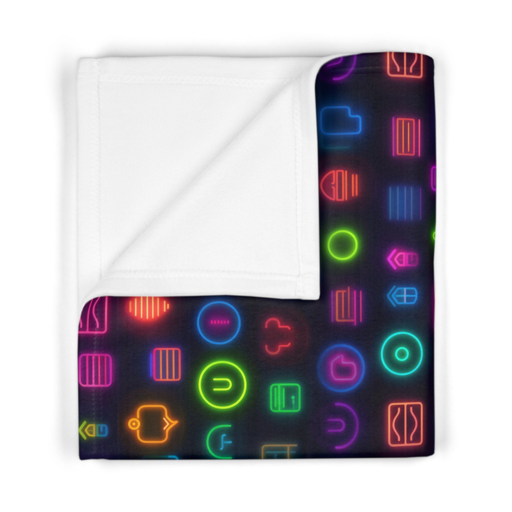 Soft Fleece Baby Blanket (AOP) - Seamless Designs 01