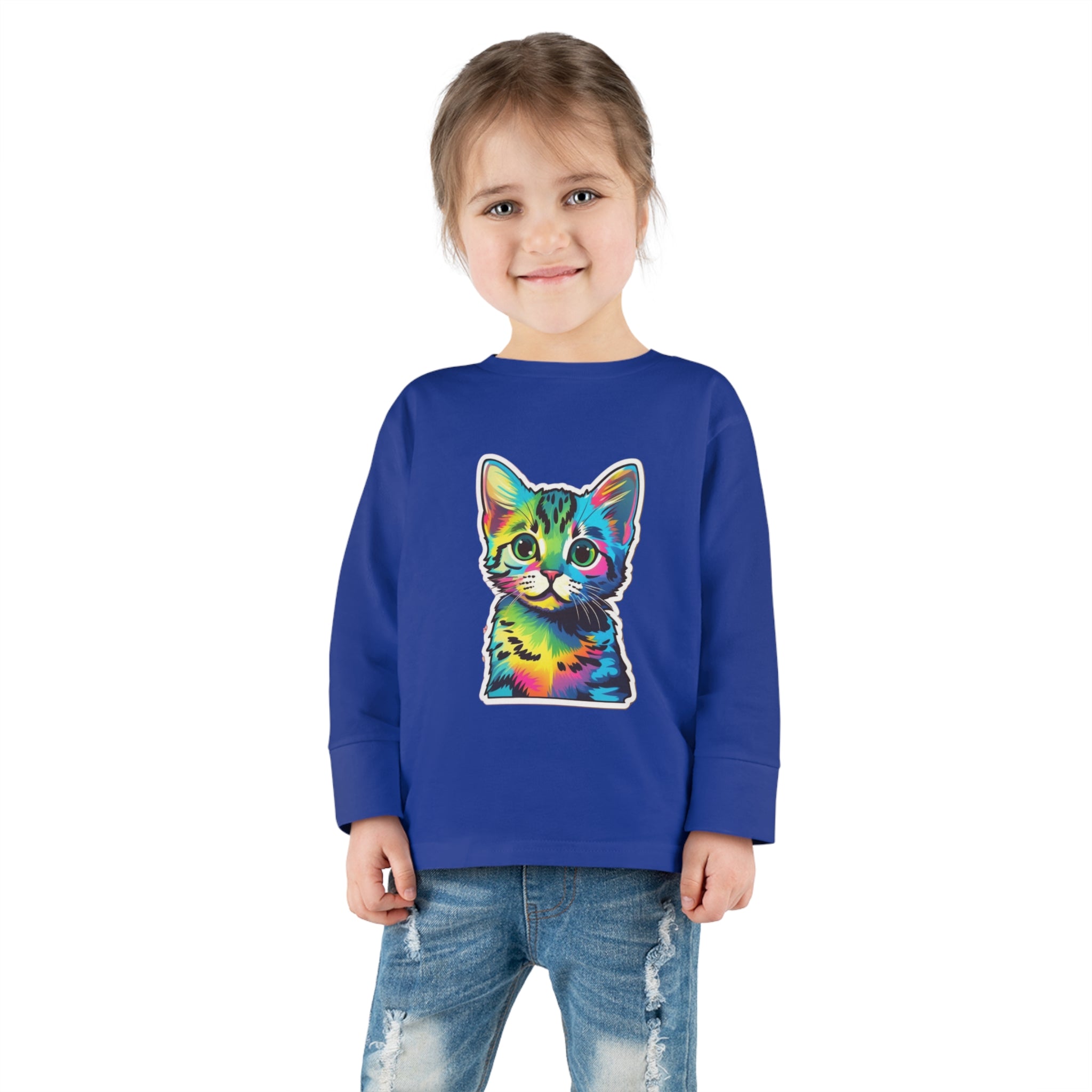 Toddler Long Sleeve Tee - Kittens 06