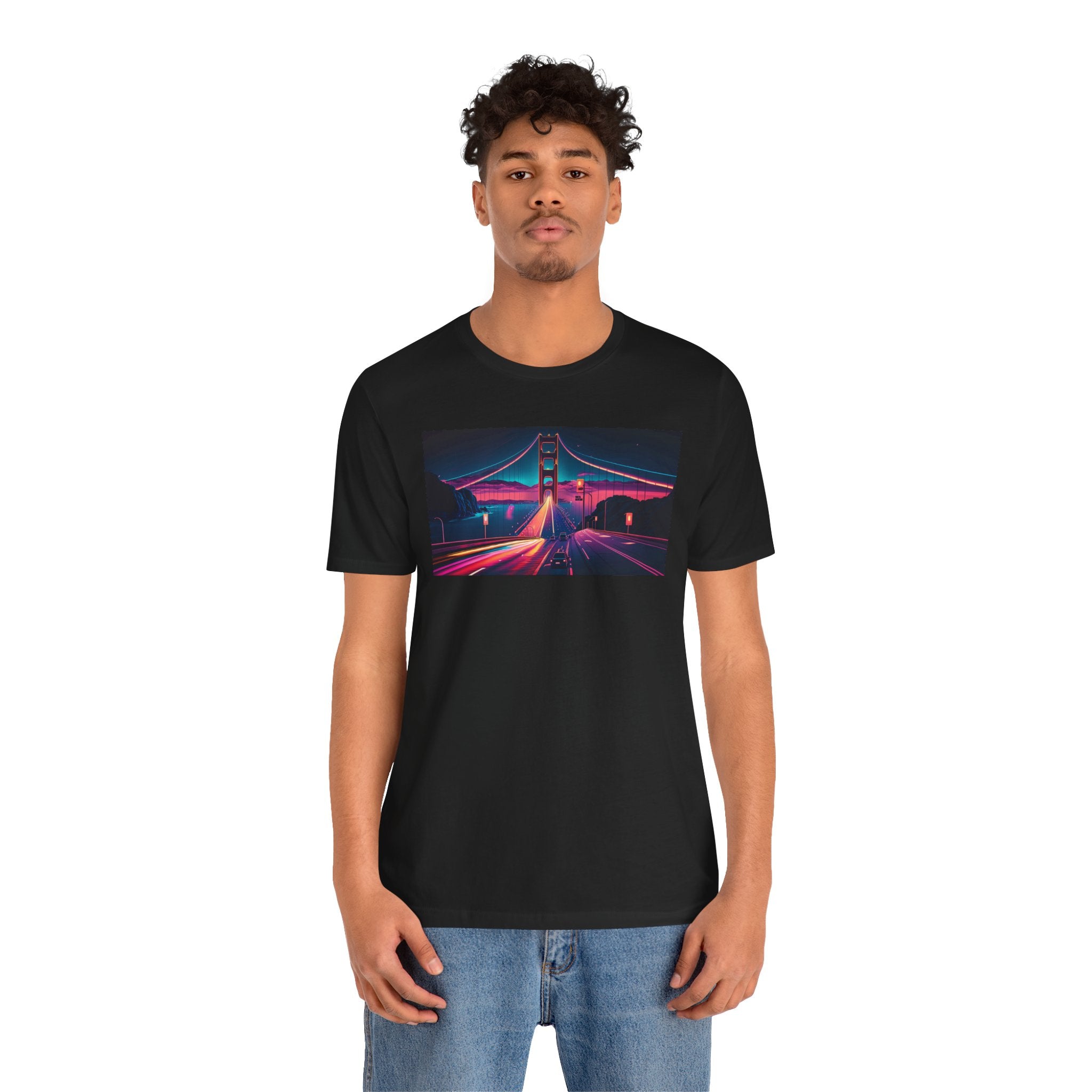 Unisex Jersey Short Sleeve Tee - Golden Gate Bridge, San Francisco, USA