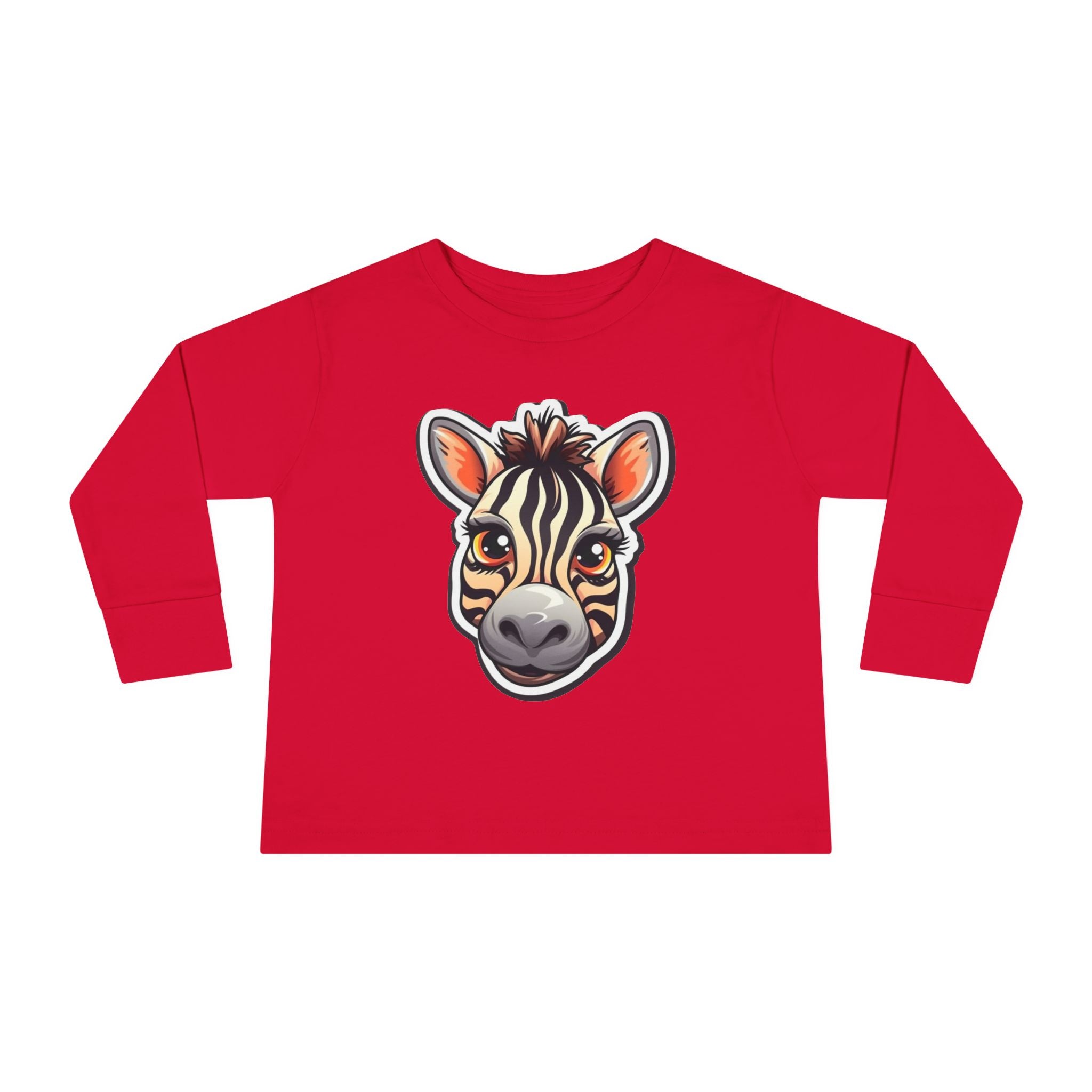 Toddler Long Sleeve Tee - Zebra Foal