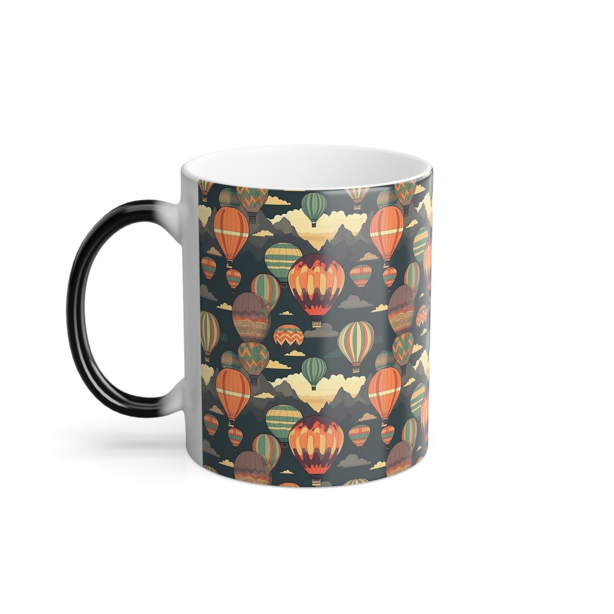 Color-Changing Mug, 11oz — Hot Air Balloons