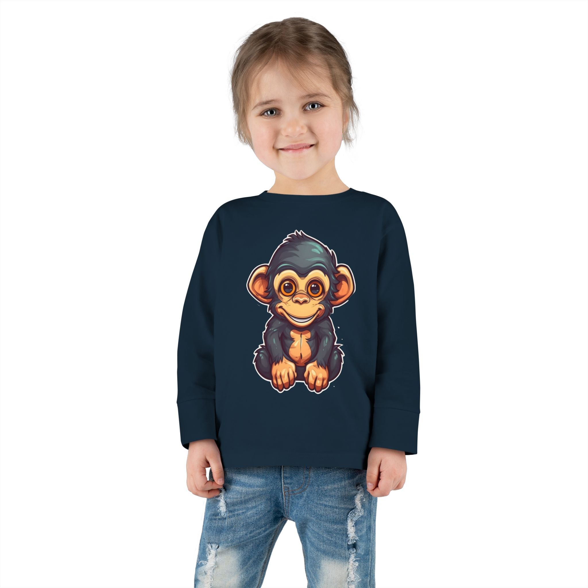 Toddler Long Sleeve Tee - Chimpanzee Infant