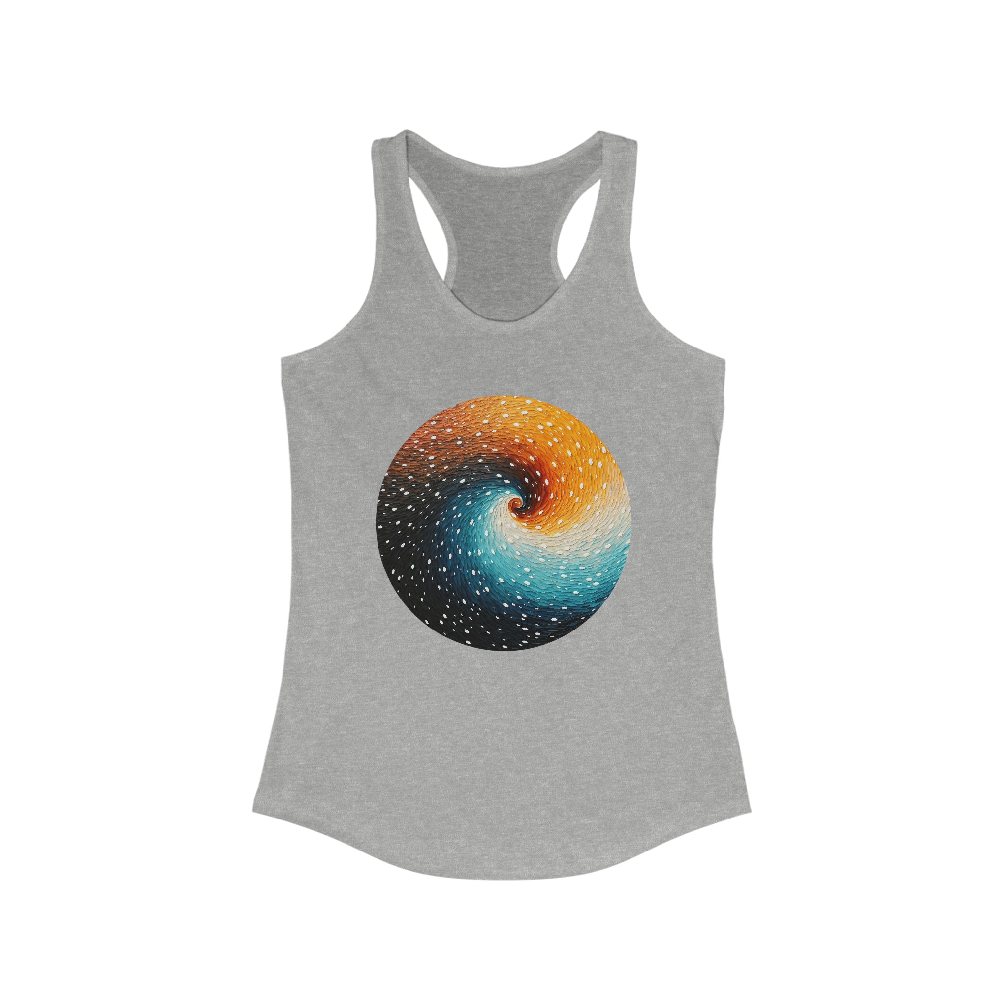 Women's Ideal Racerback Tank - Pointillism Designs 10