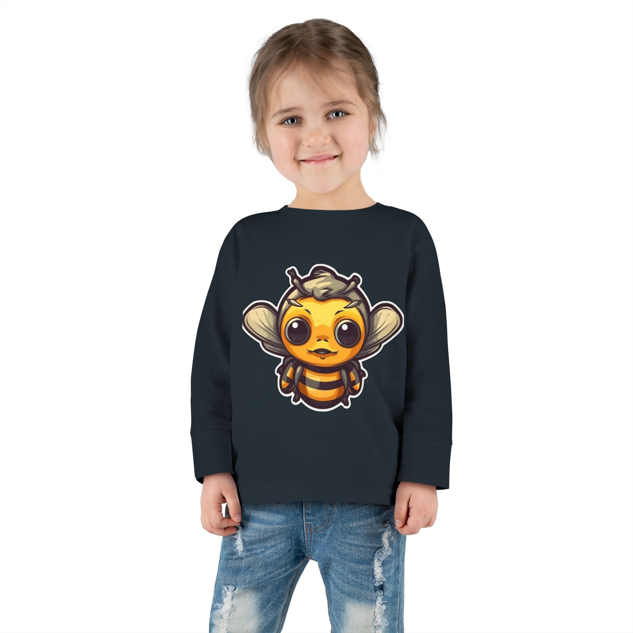 Toddler Long Sleeve Tee - Bee Larva